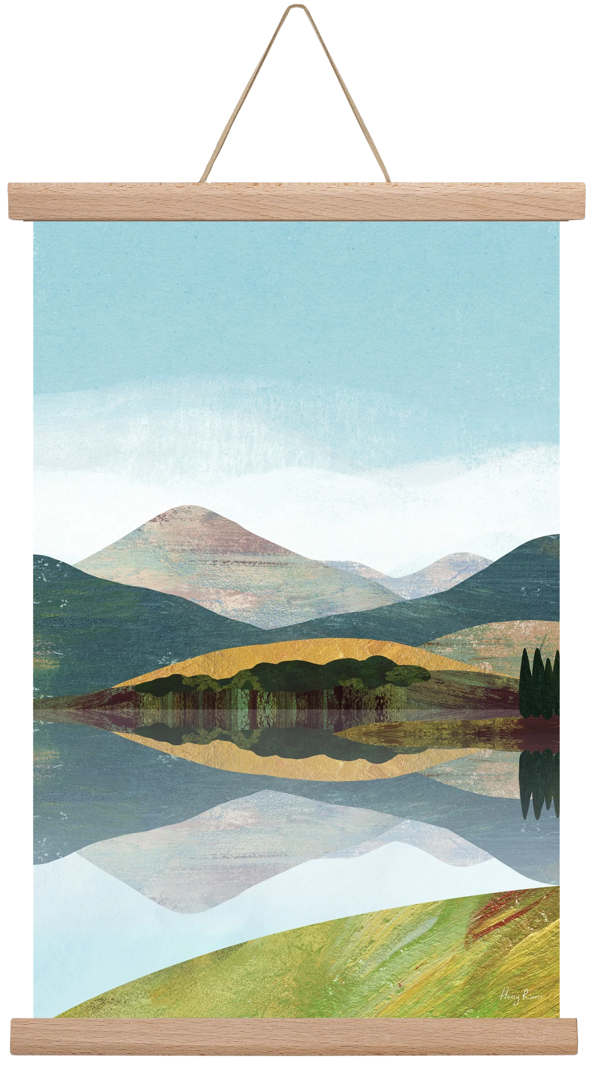 Mountain lake - artbridge