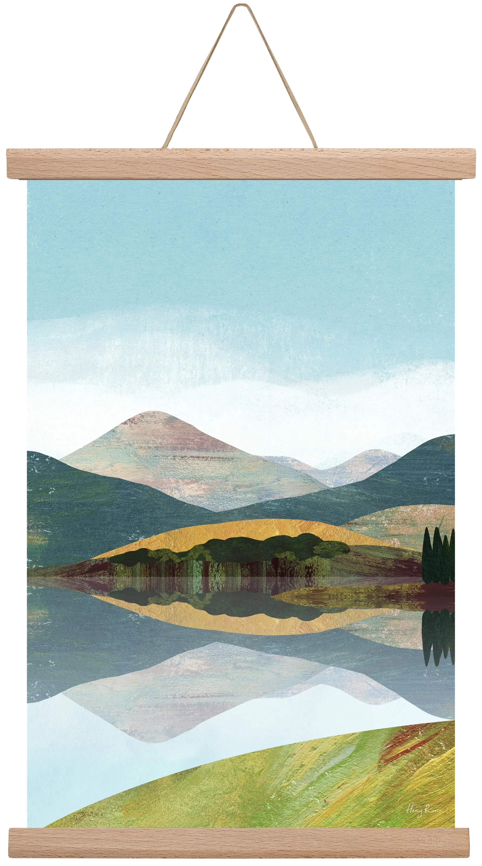 Mountain lake - artbridge