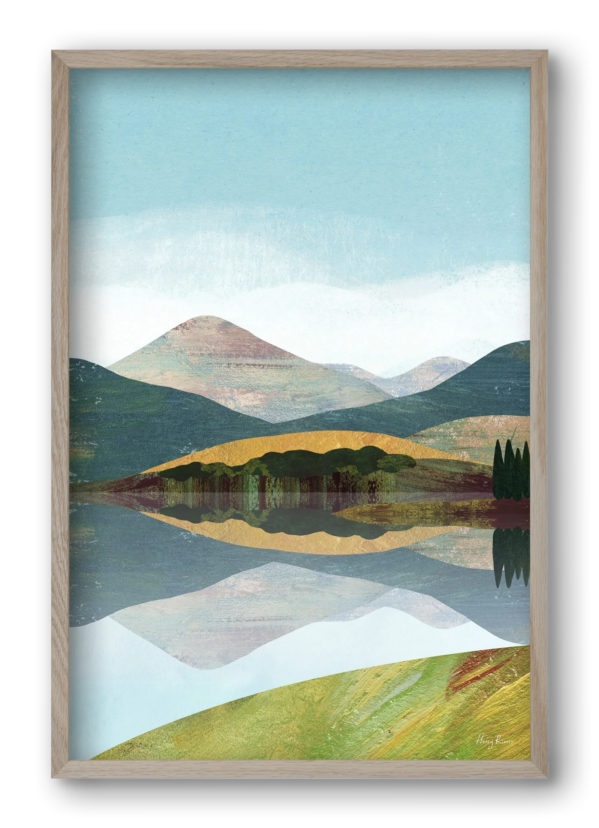 Mountain lake - artbridge