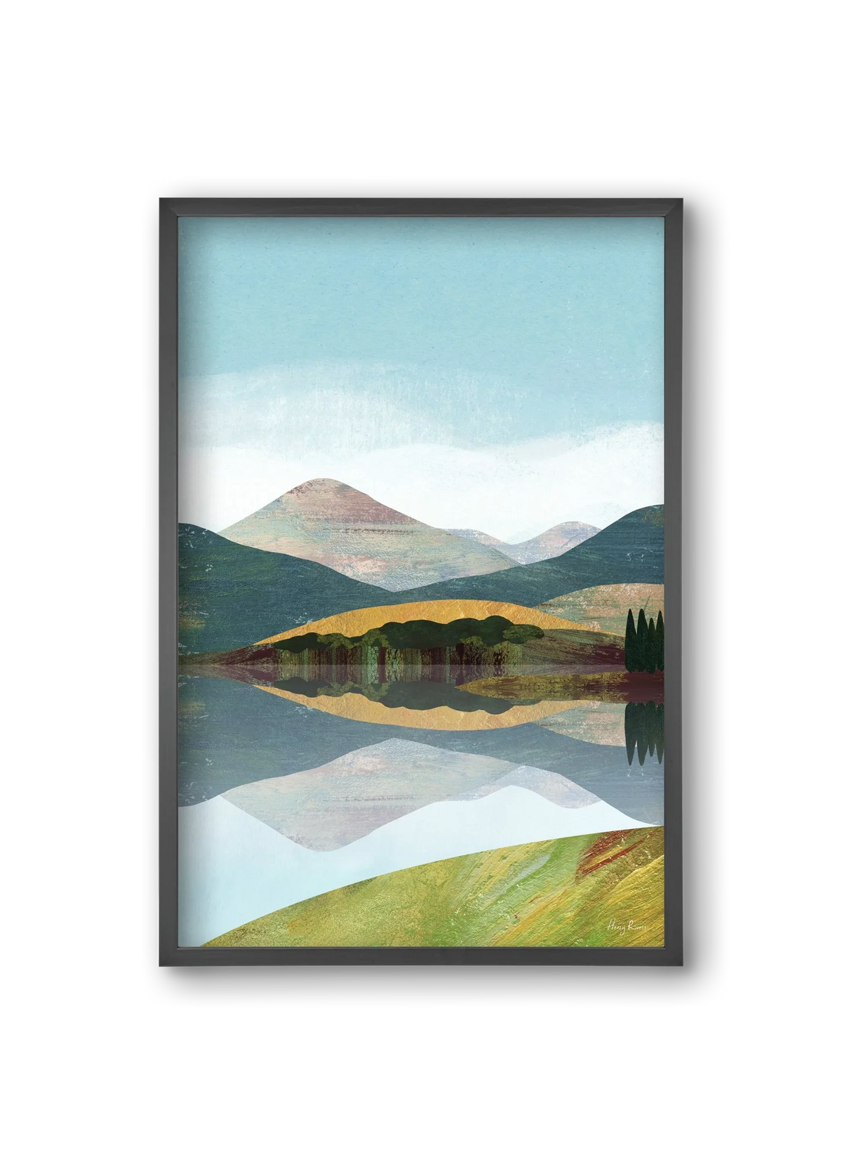 Mountain lake - artbridge