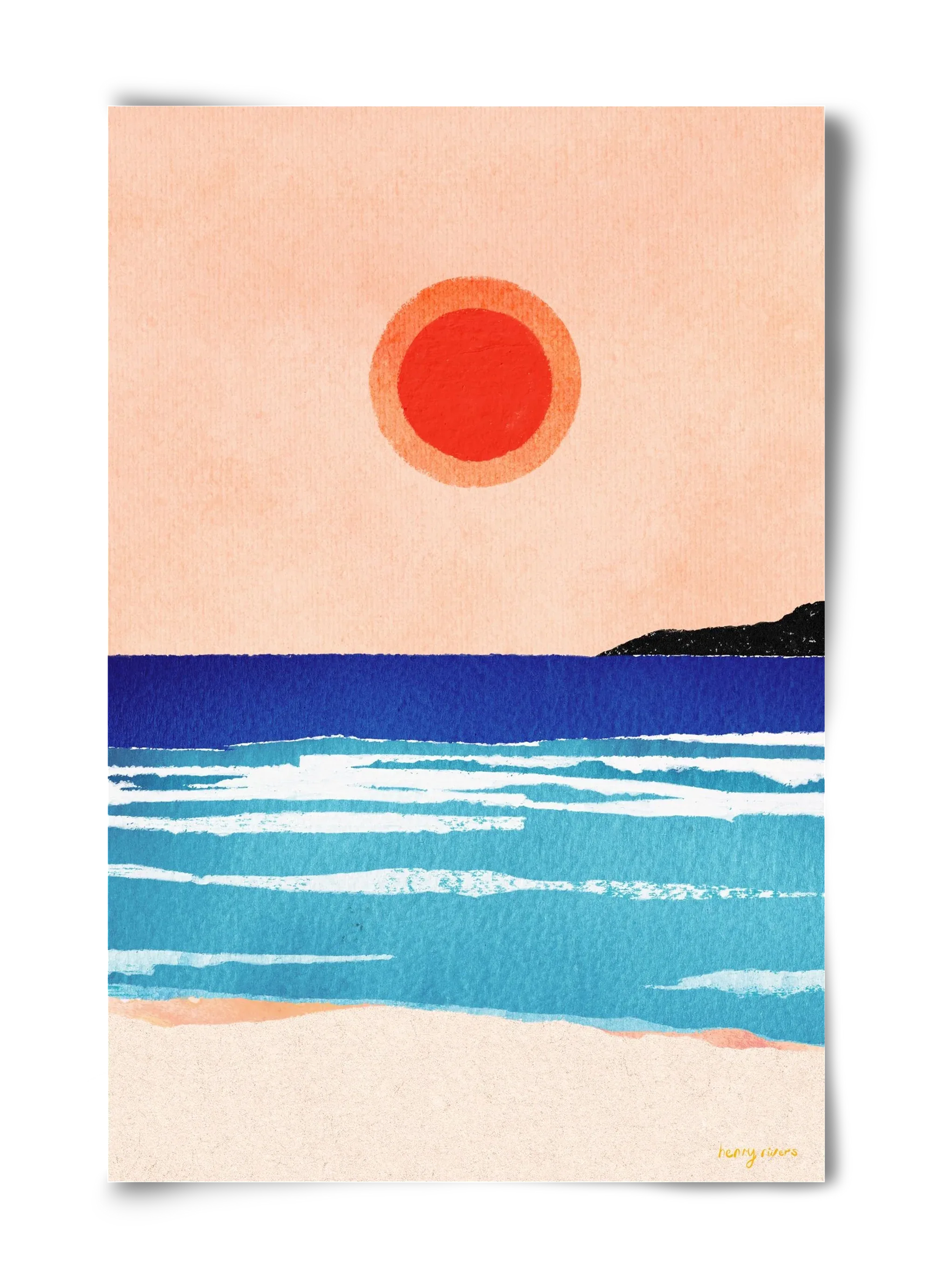 Ocean sunset - artbridge