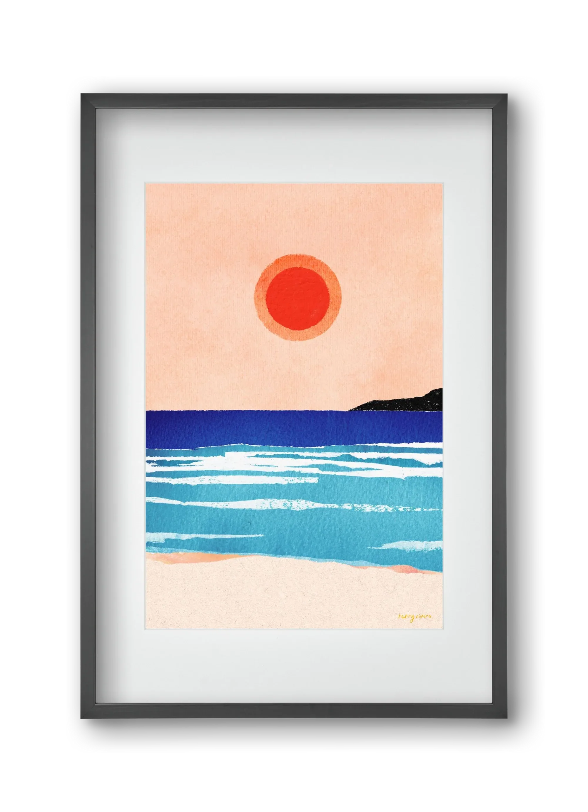 Ocean sunset - artbridge
