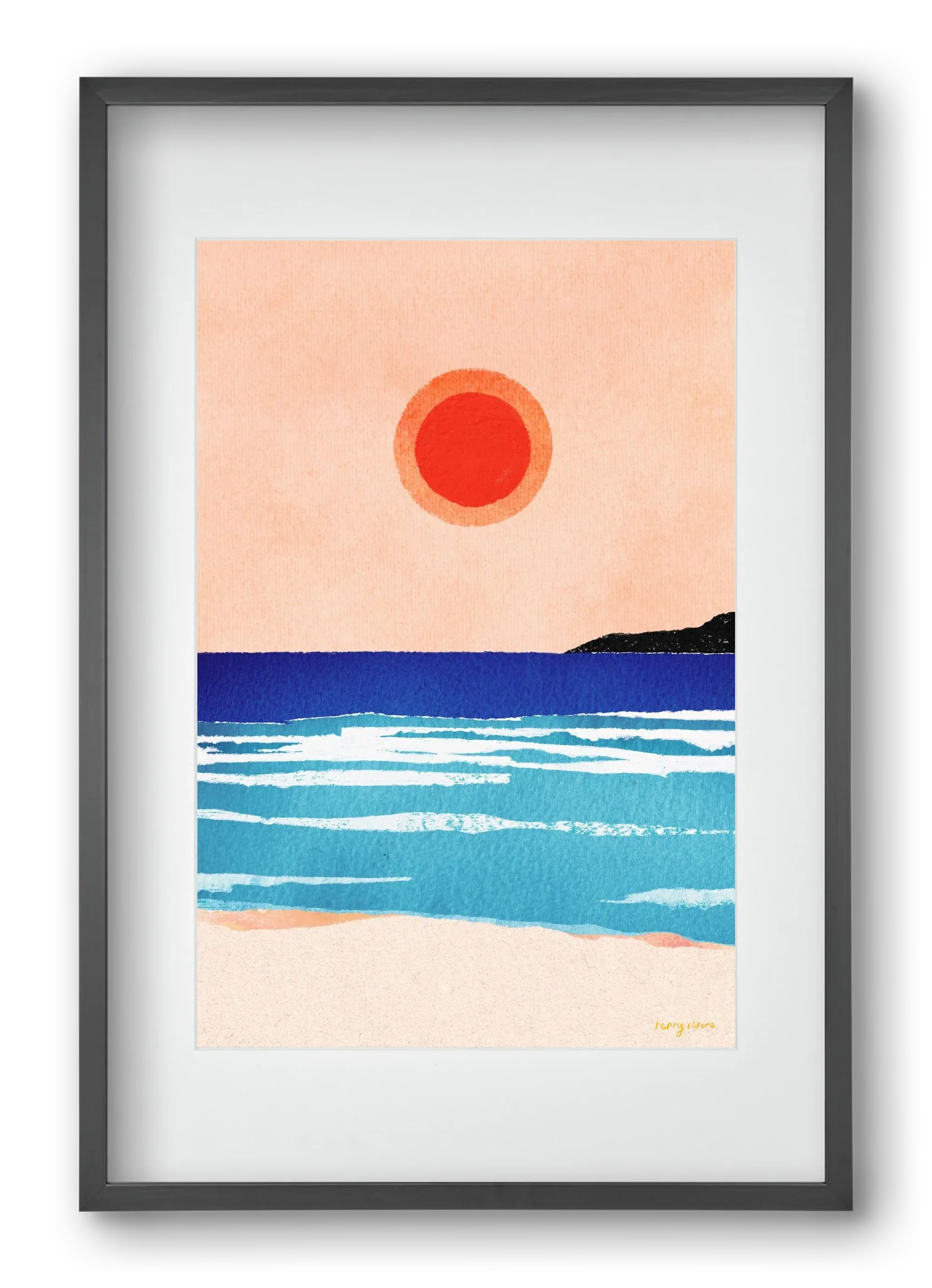 Ocean sunset - artbridge