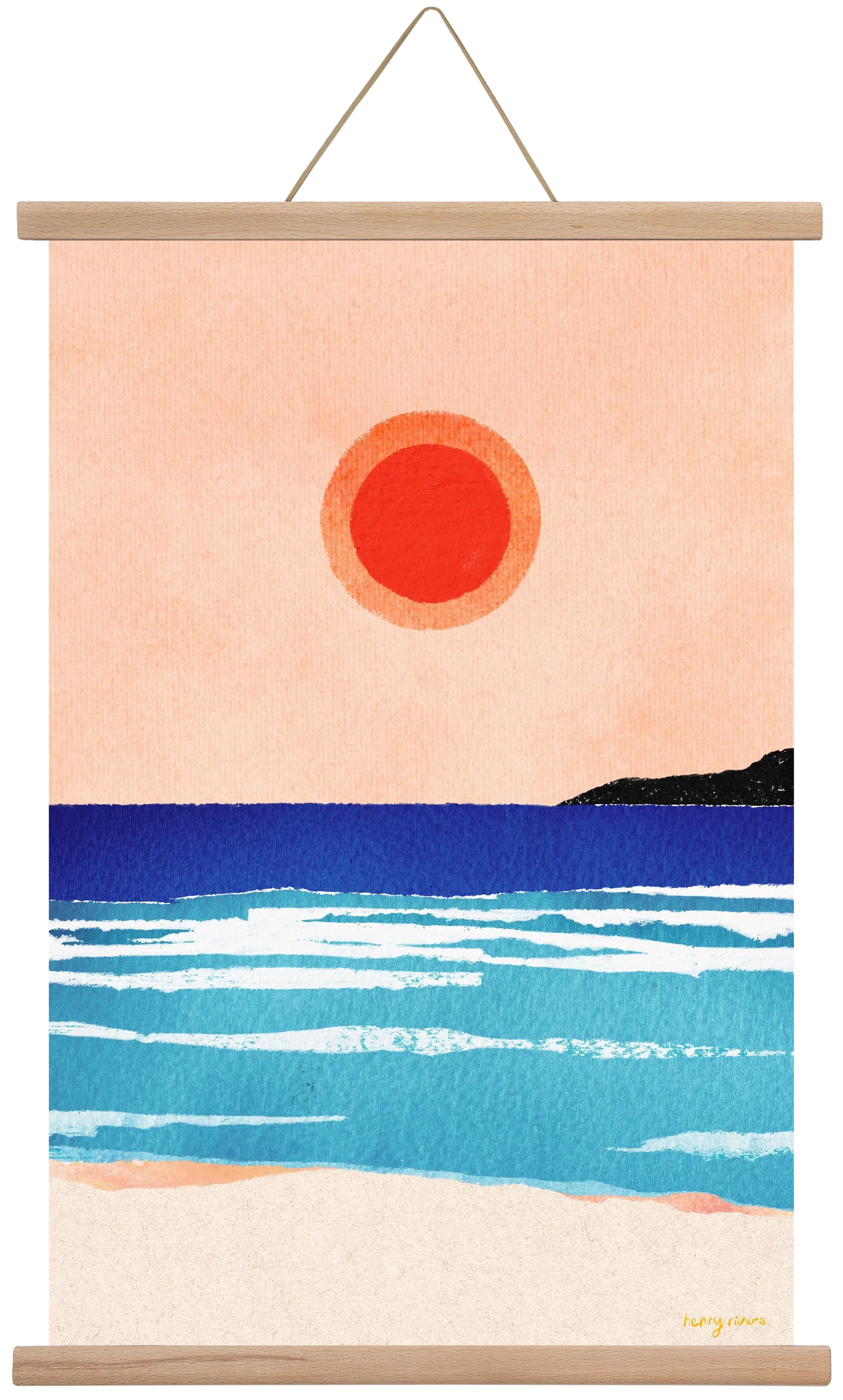 Ocean sunset - artbridge