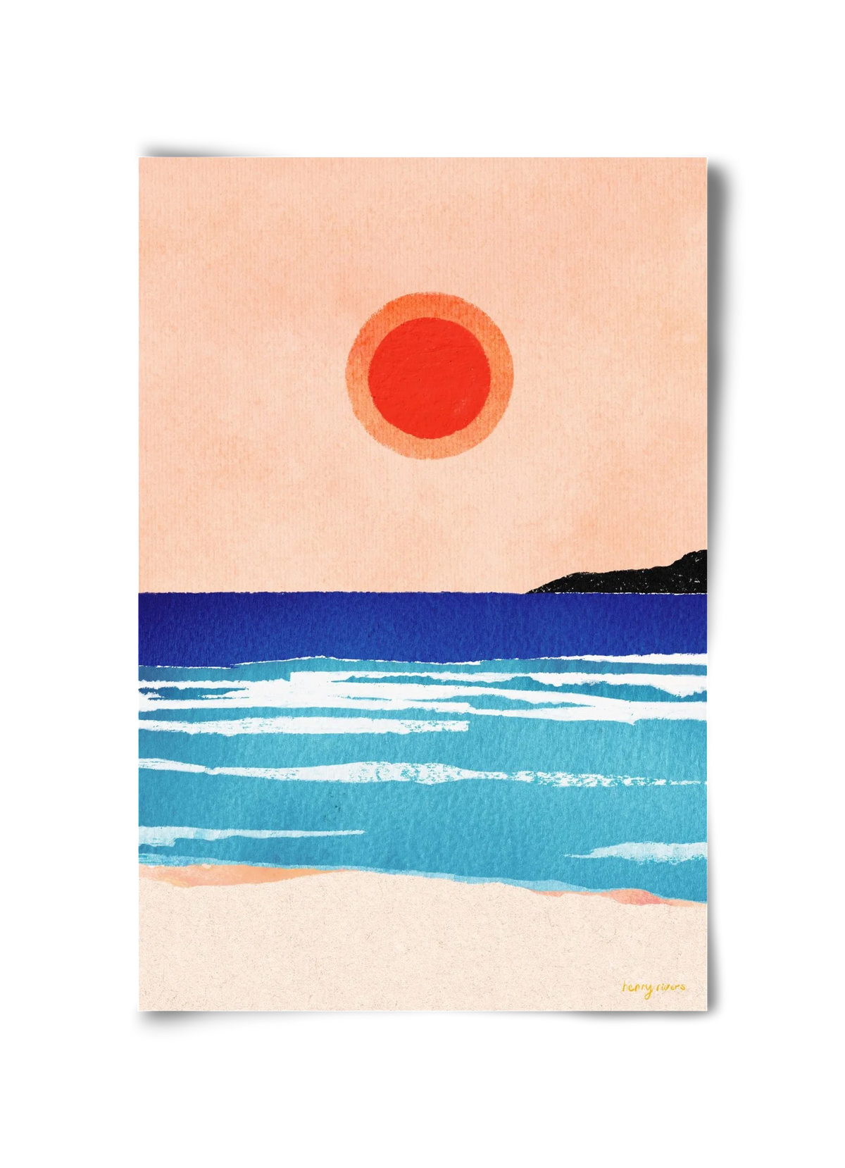 Ocean sunset - artbridge