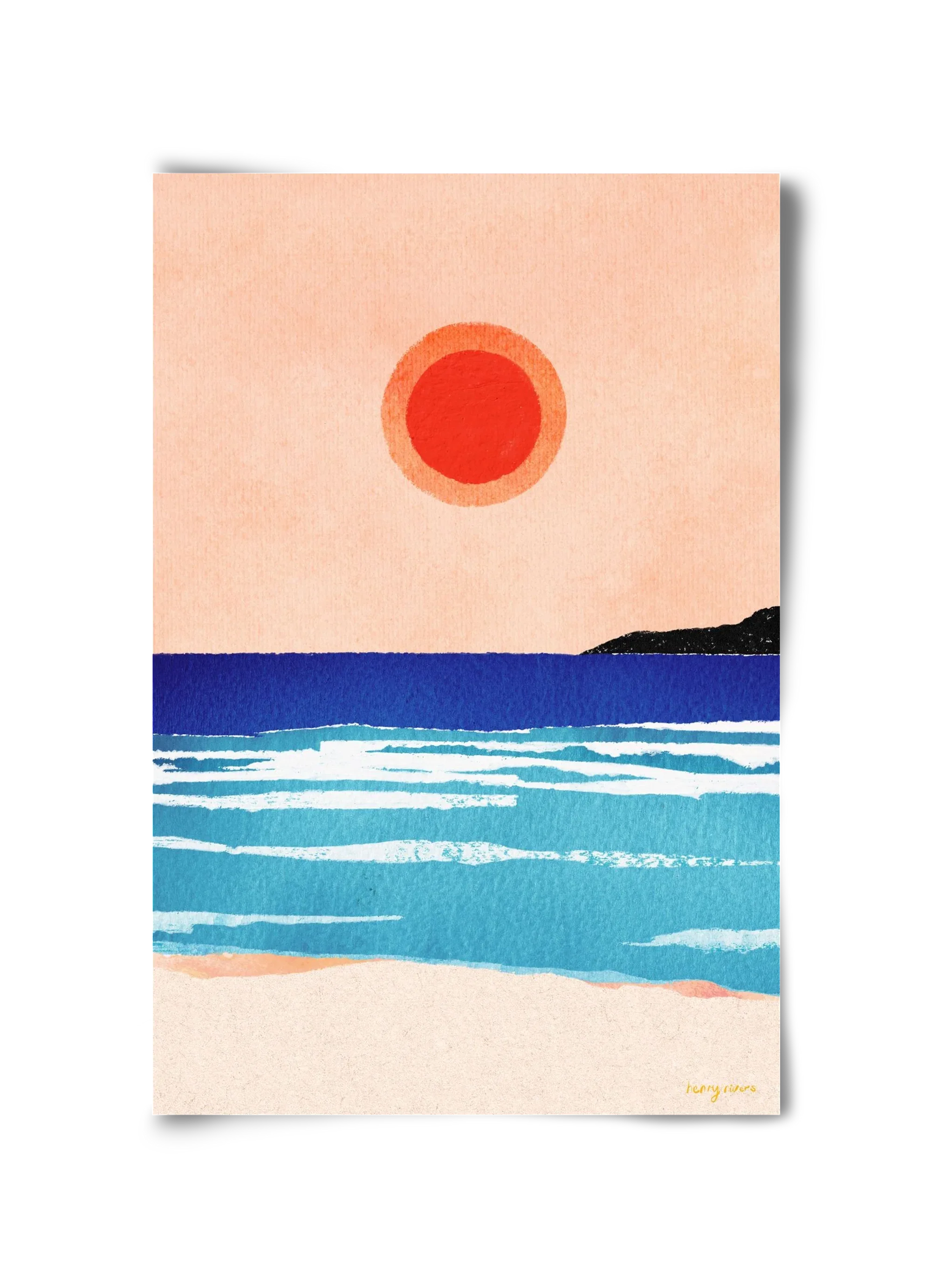 Ocean sunset - artbridge