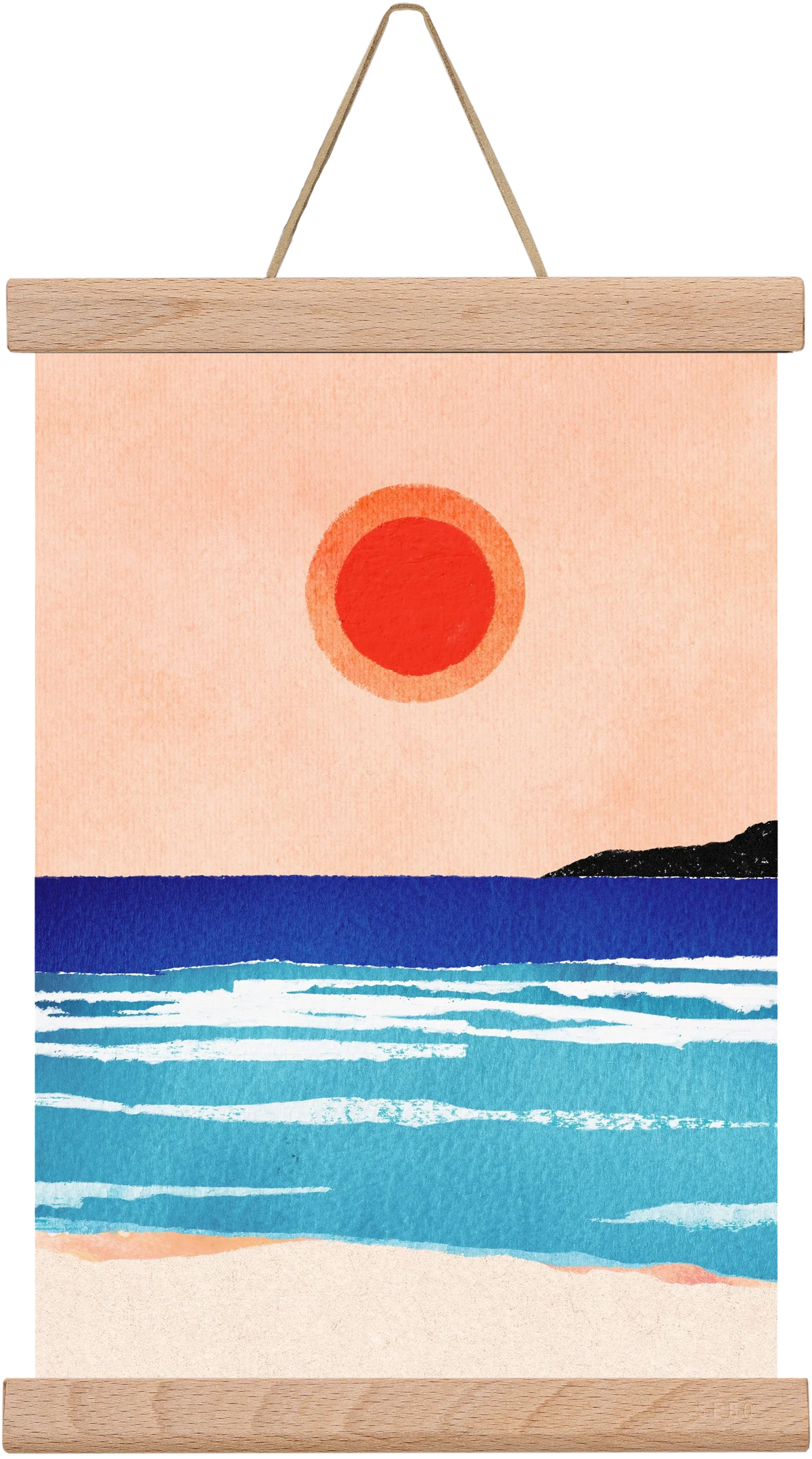 Ocean sunset - artbridge