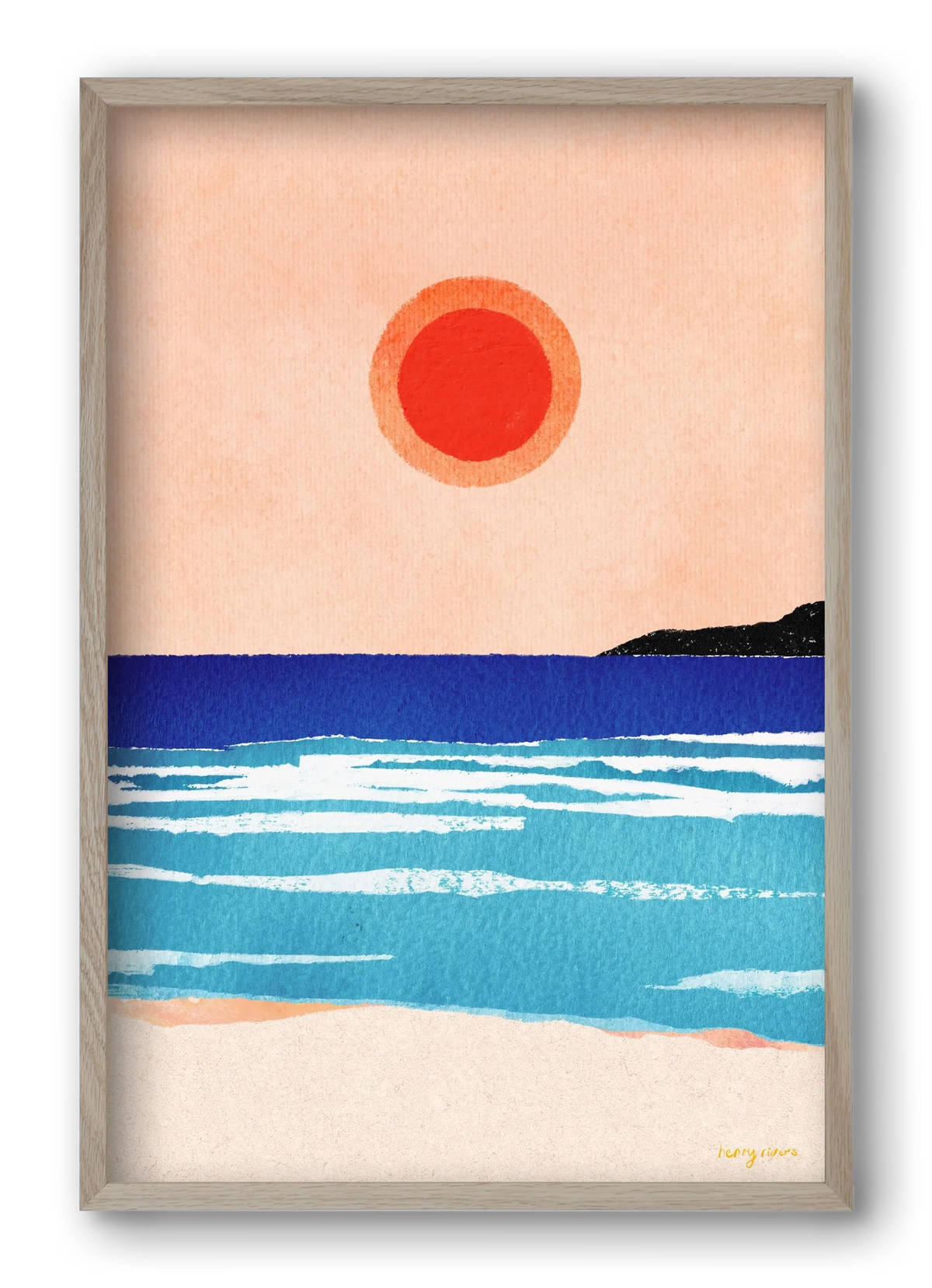 Ocean sunset - artbridge