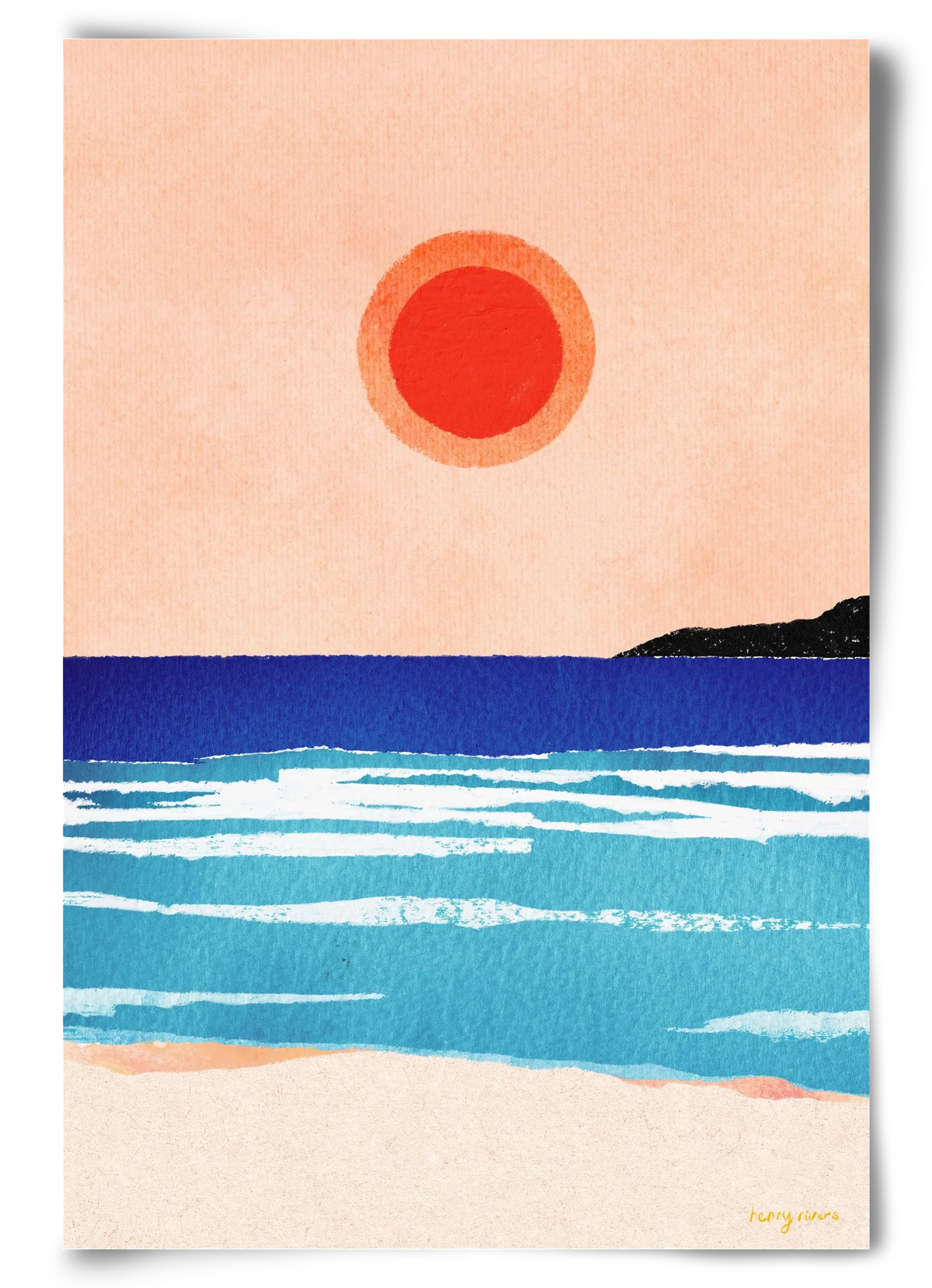 Ocean sunset - artbridge