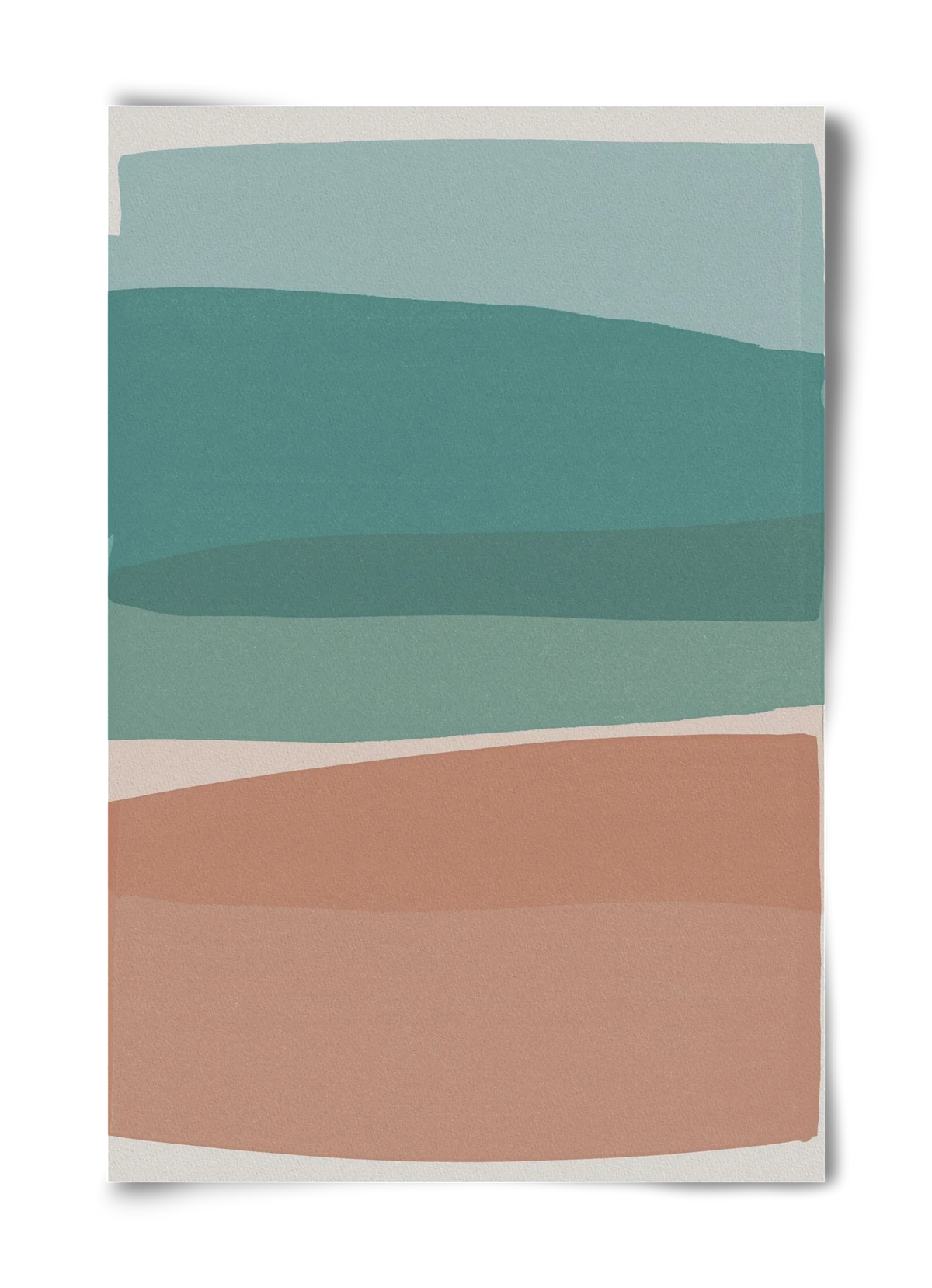 Modern Turquoise and Pink - artbridge
