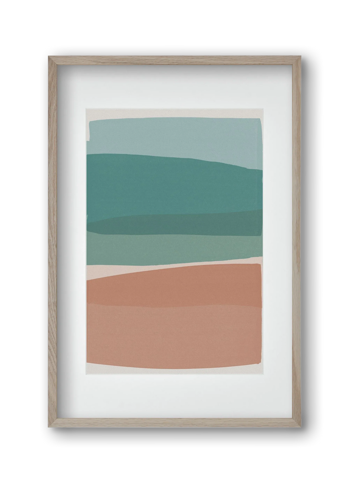 Modern Turquoise and Pink - artbridge