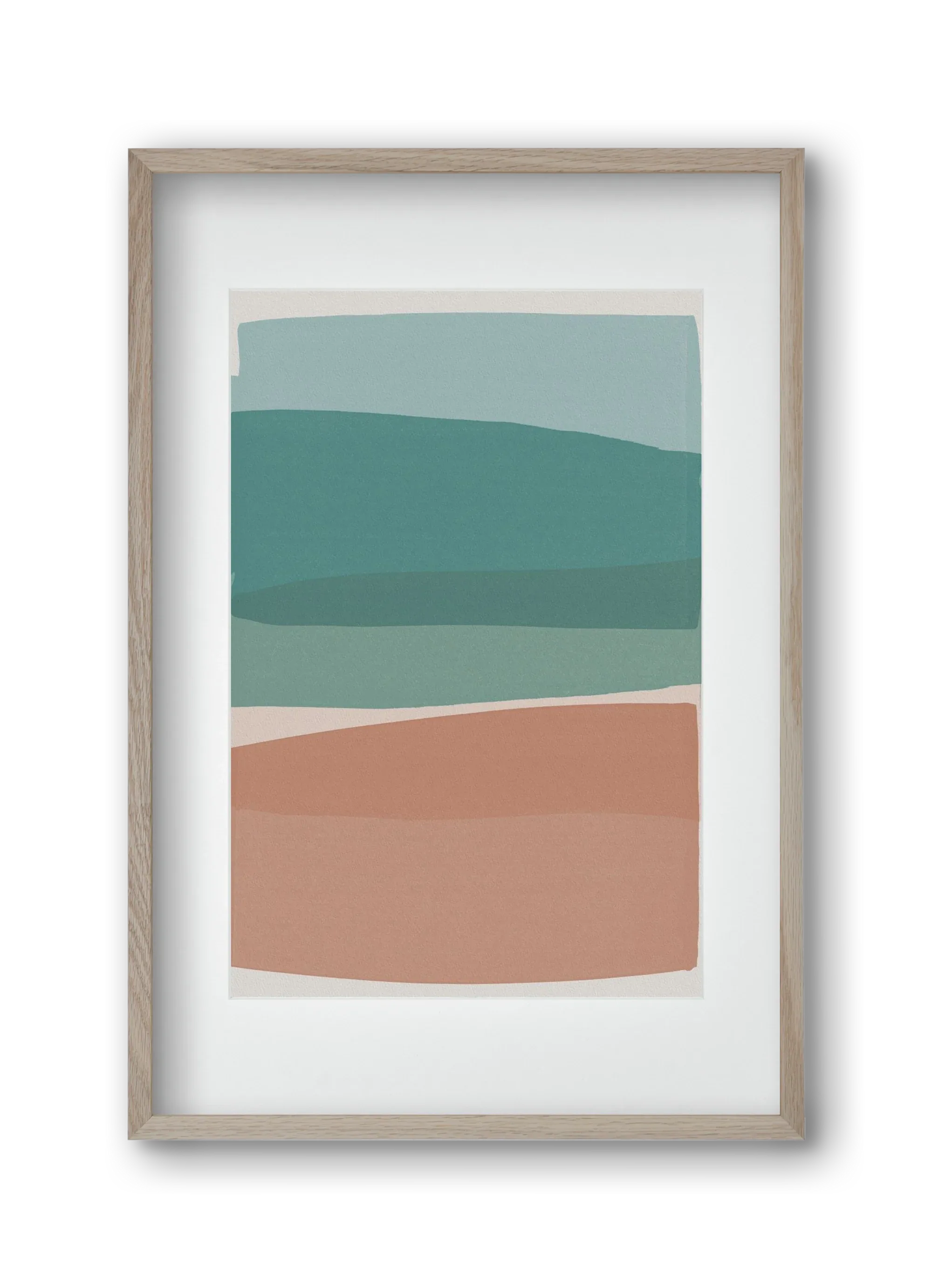 Modern Turquoise and Pink - artbridge