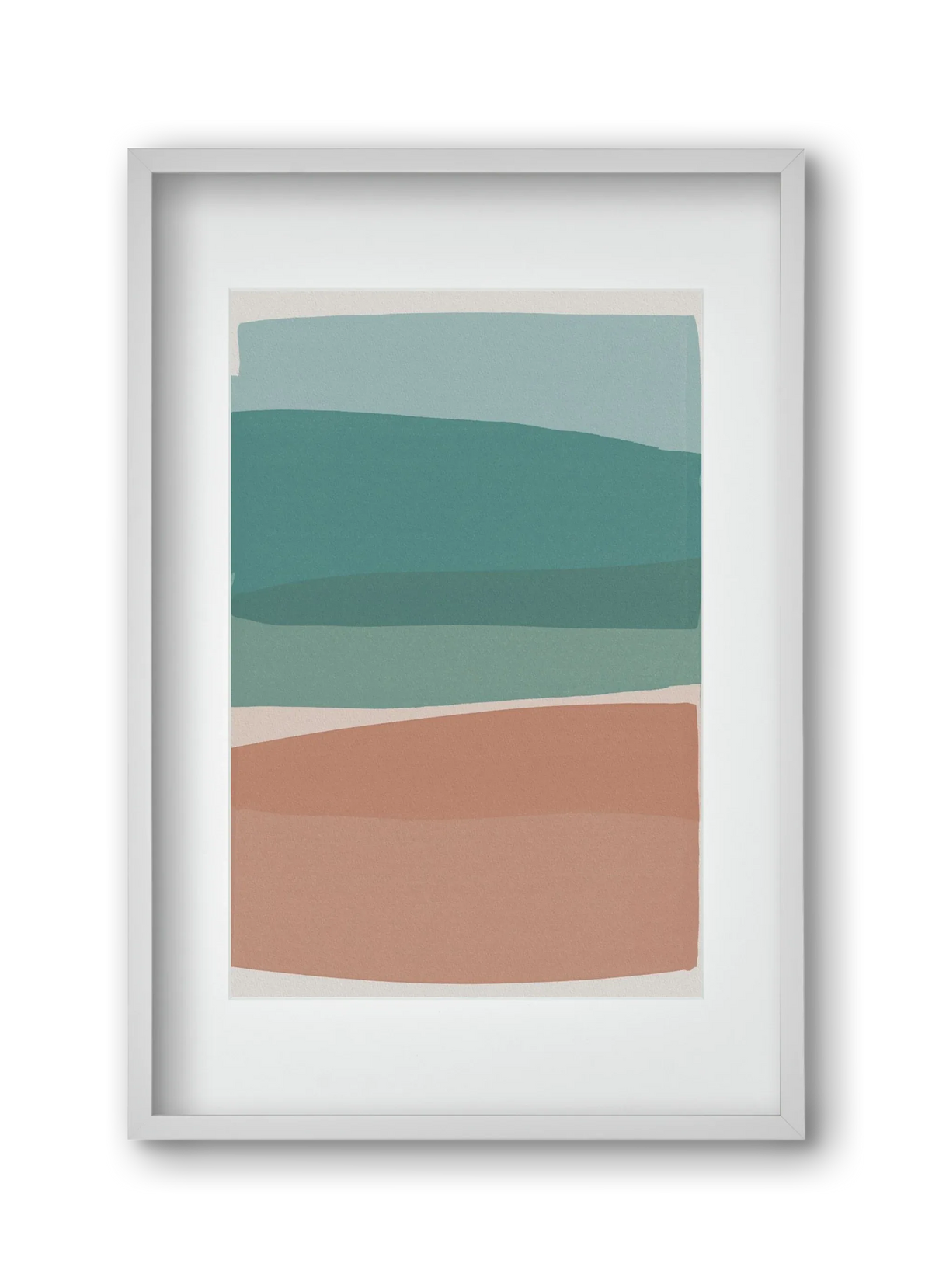 Modern Turquoise and Pink - artbridge
