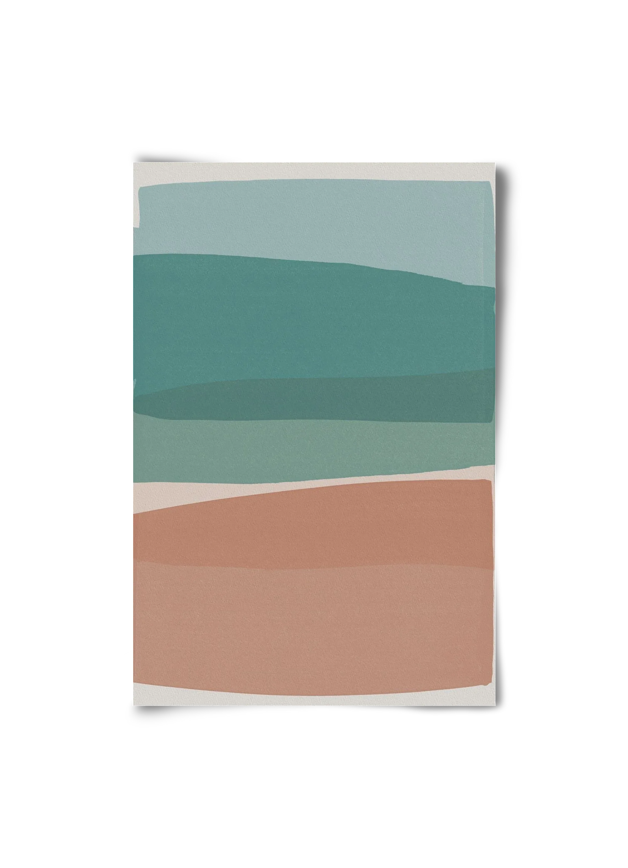 Modern Turquoise and Pink - artbridge