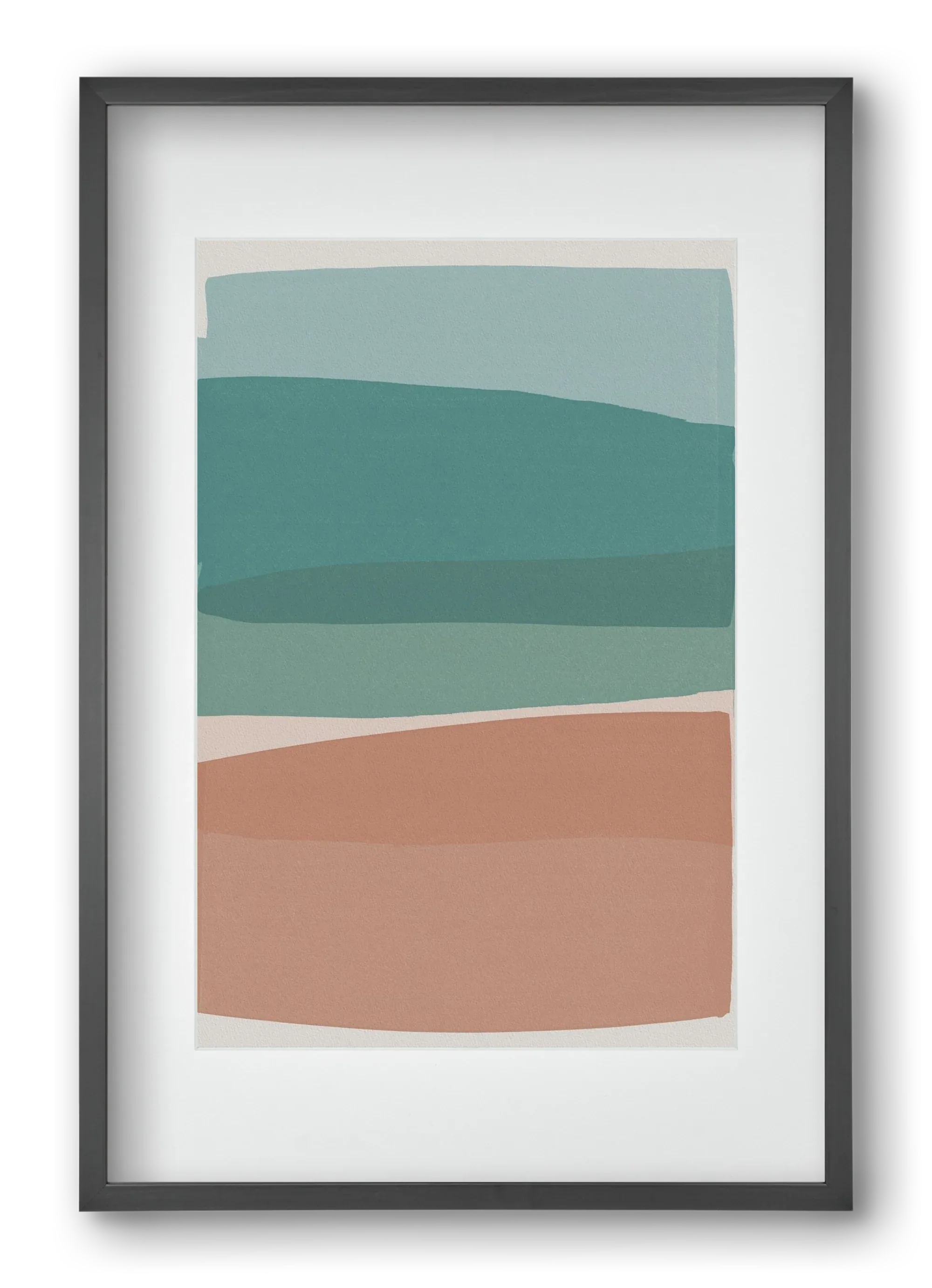 Modern Turquoise and Pink - artbridge