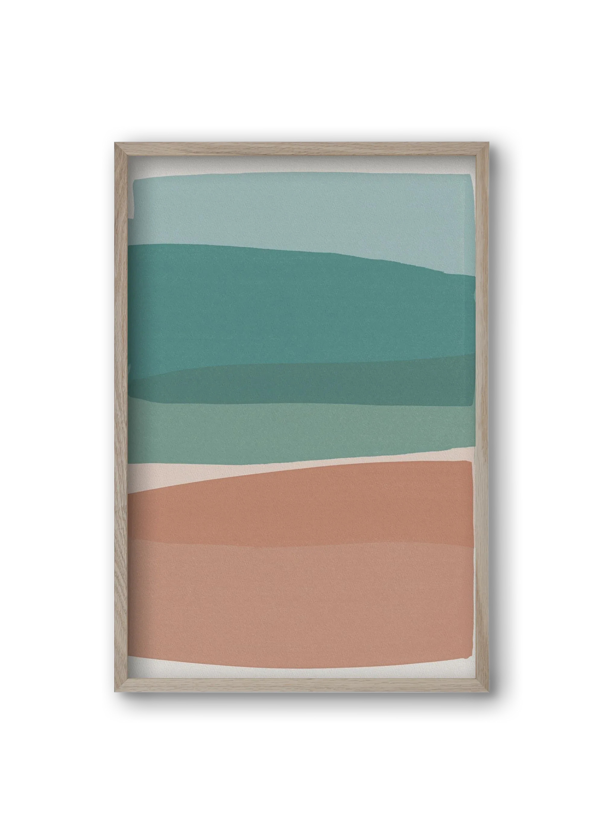 Modern Turquoise and Pink - artbridge