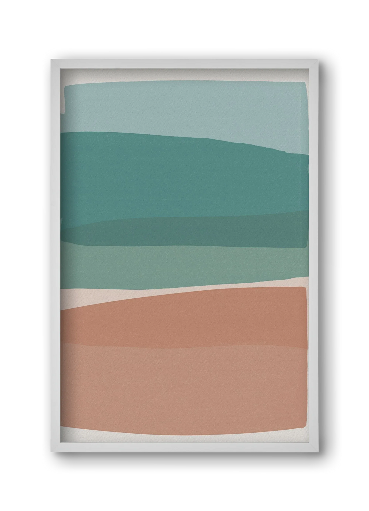 Modern Turquoise and Pink - artbridge