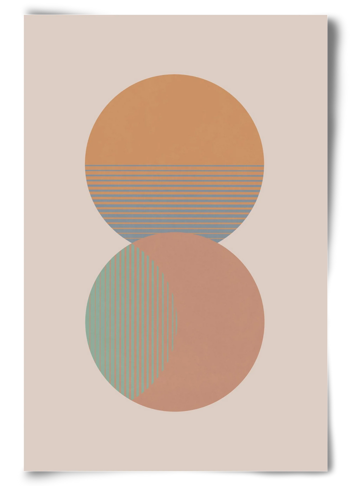 Circle Sun & Moon Colour - artbridge