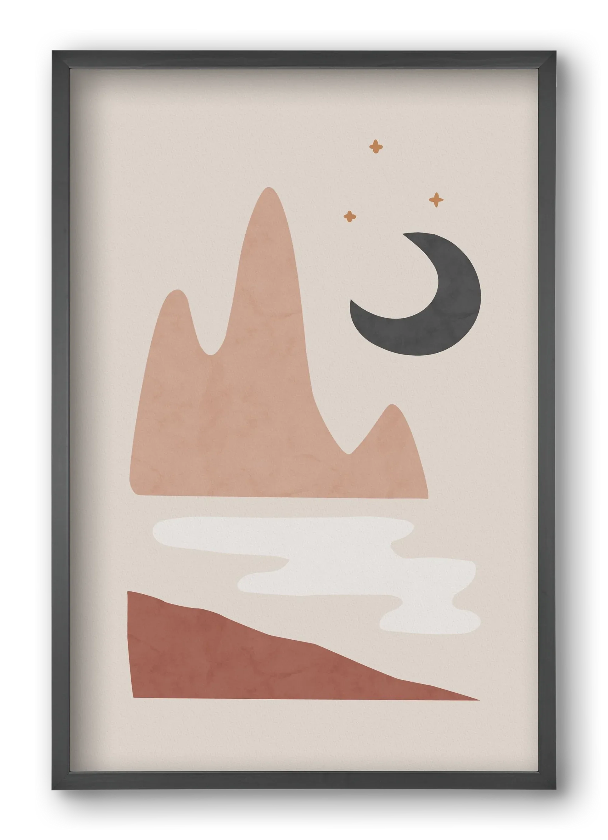 Landscape & Moon - artbridge