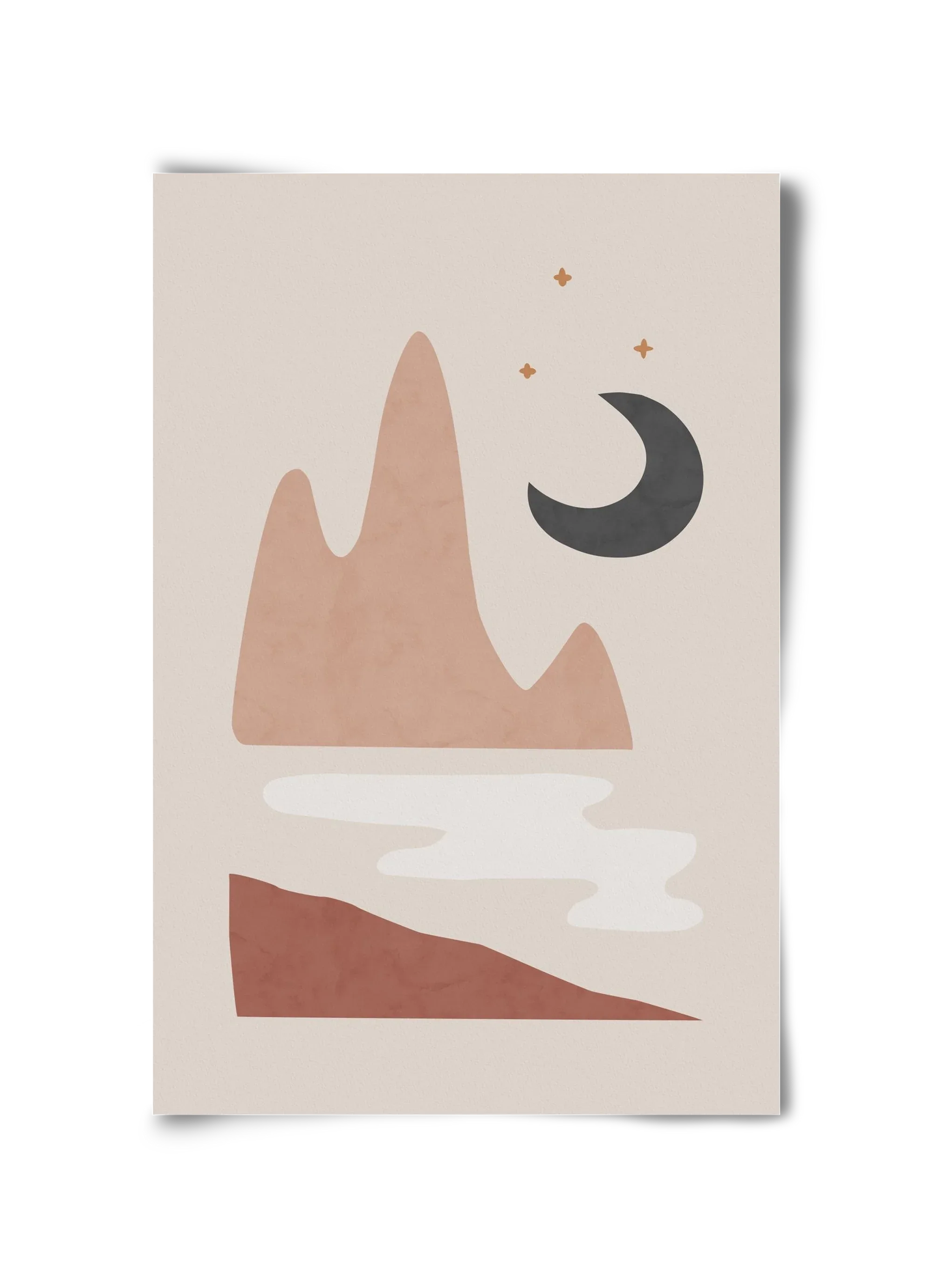 Landscape & Moon - artbridge