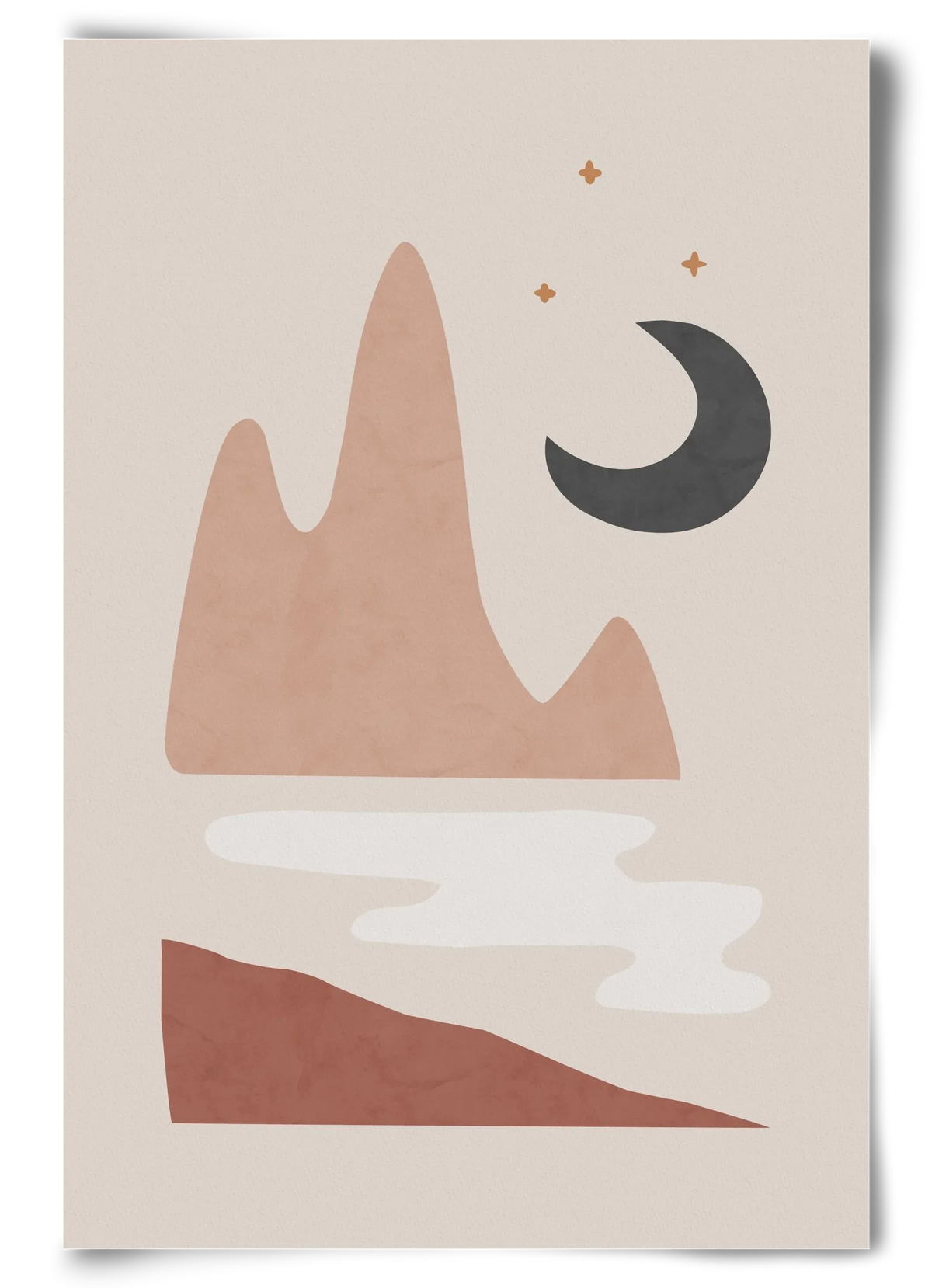 Landscape & Moon - artbridge