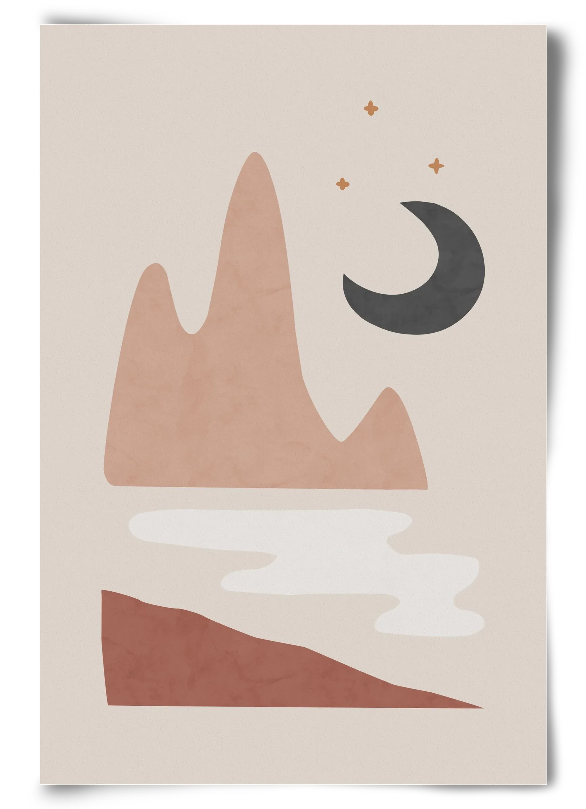Landscape & Moon - artbridge