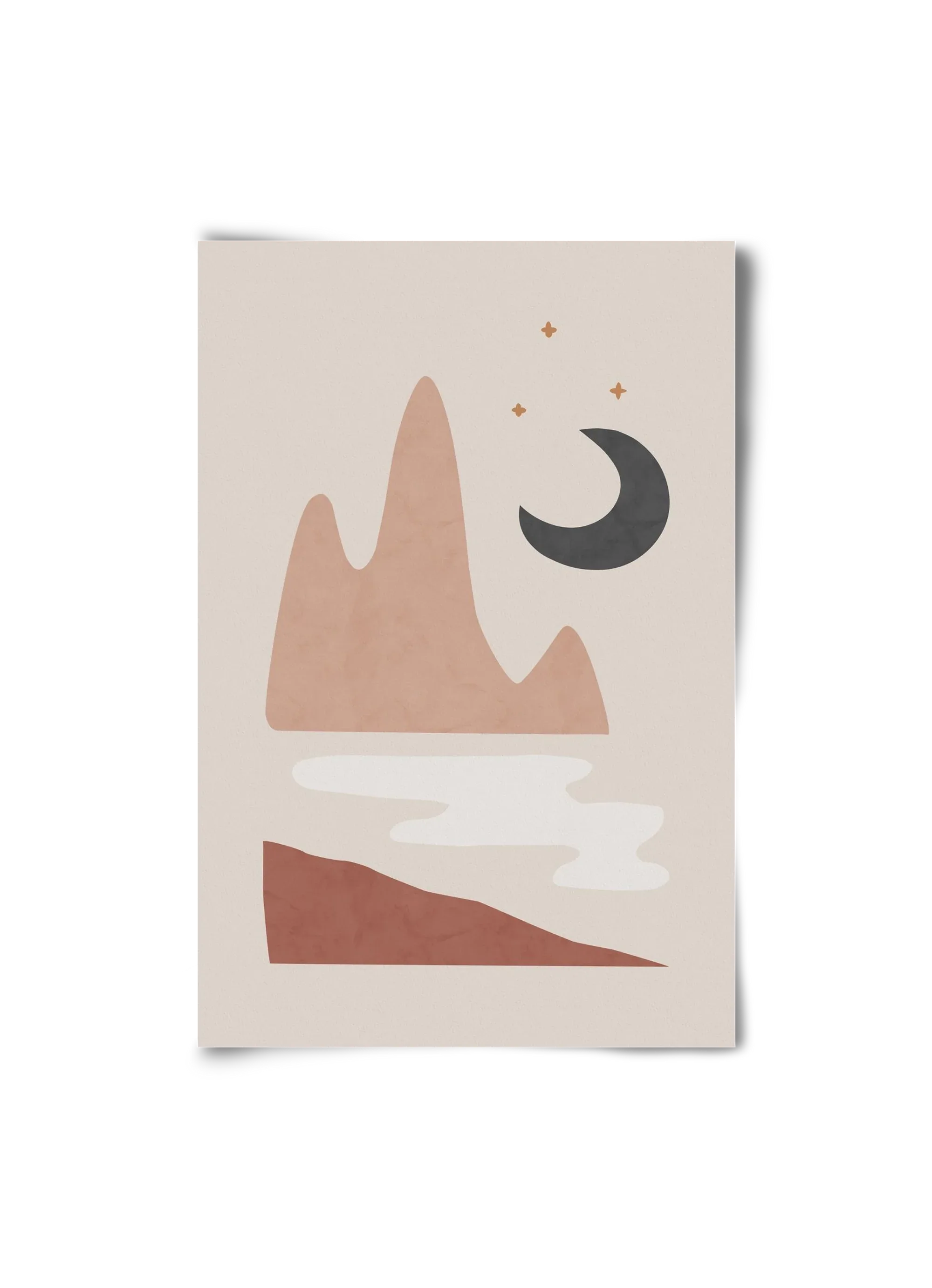Landscape & Moon - artbridge