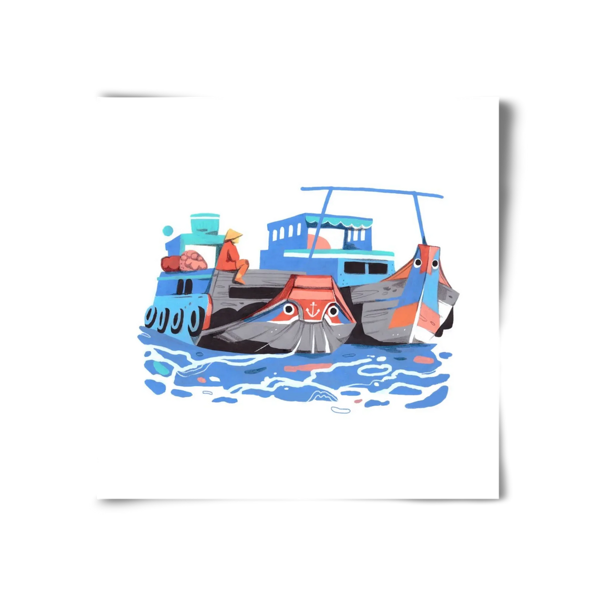 Cai Rang floating market - artbridge