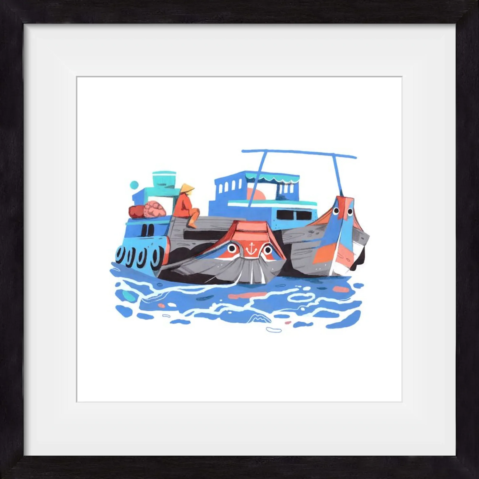 Cai Rang floating market - artbridge