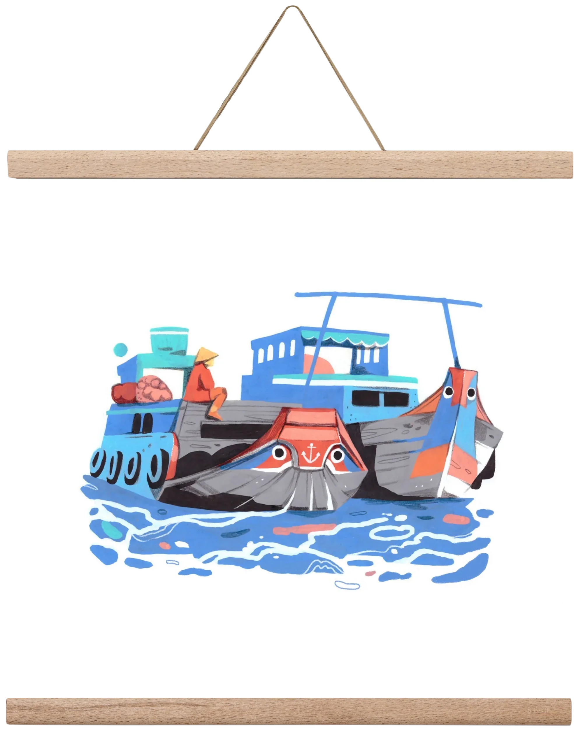 Cai Rang floating market - artbridge