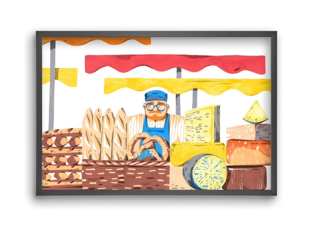 Cheese market - artbridge