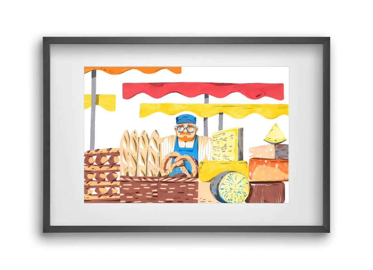 Cheese market - artbridge