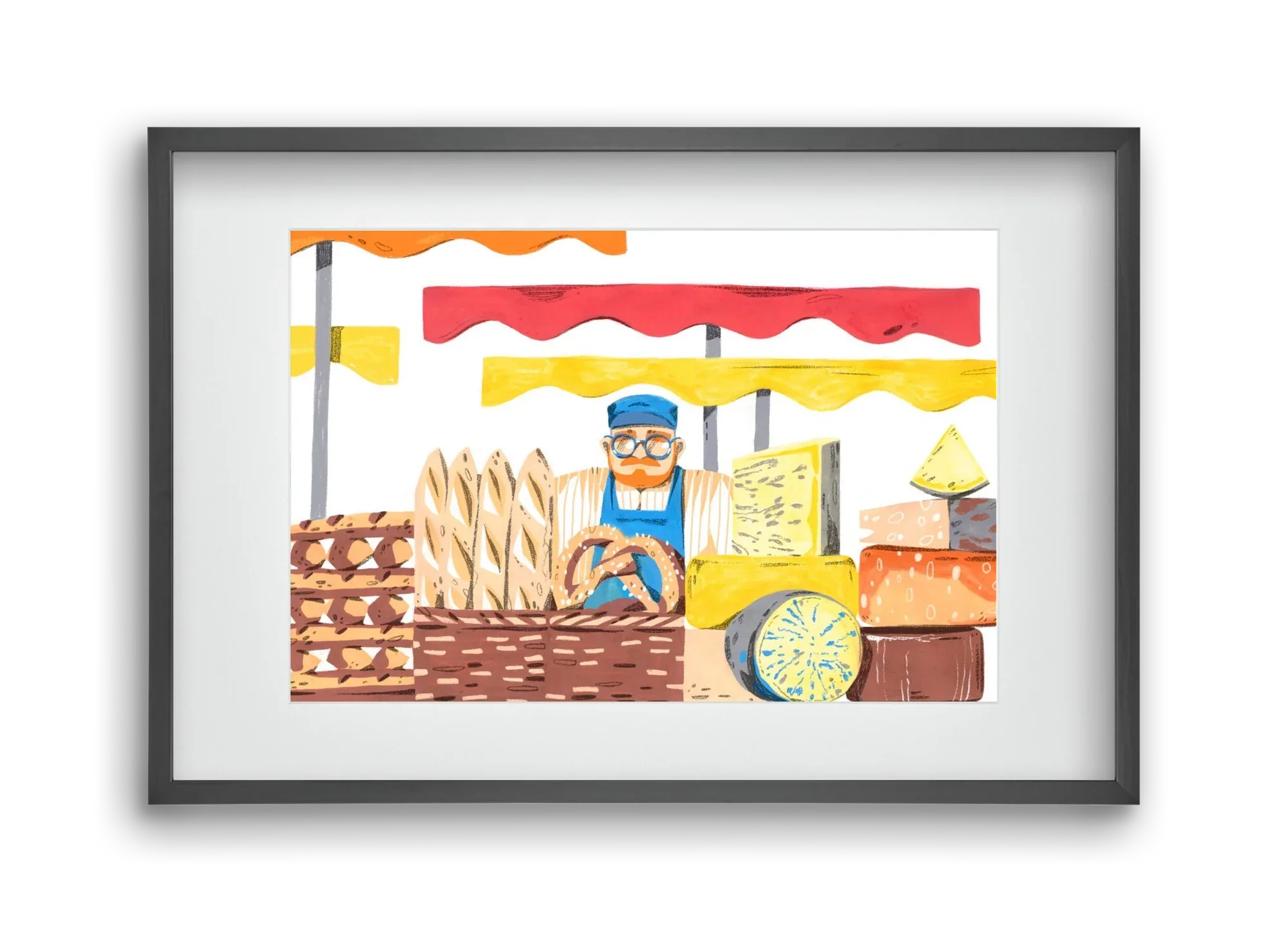 Cheese market - artbridge