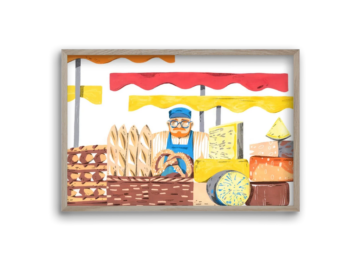Cheese market - artbridge