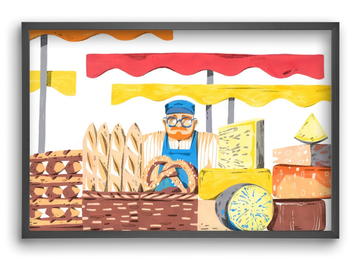 Cheese market - artbridge