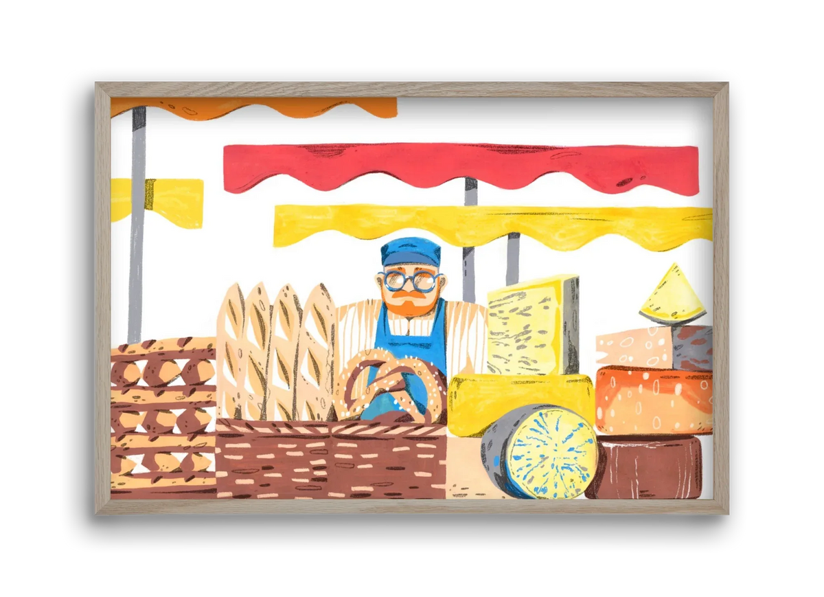 Cheese market - artbridge