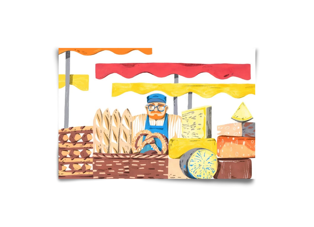 Cheese market - artbridge