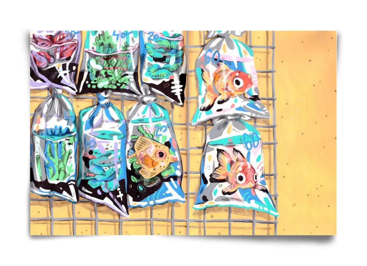 Goldfish market - artbridge