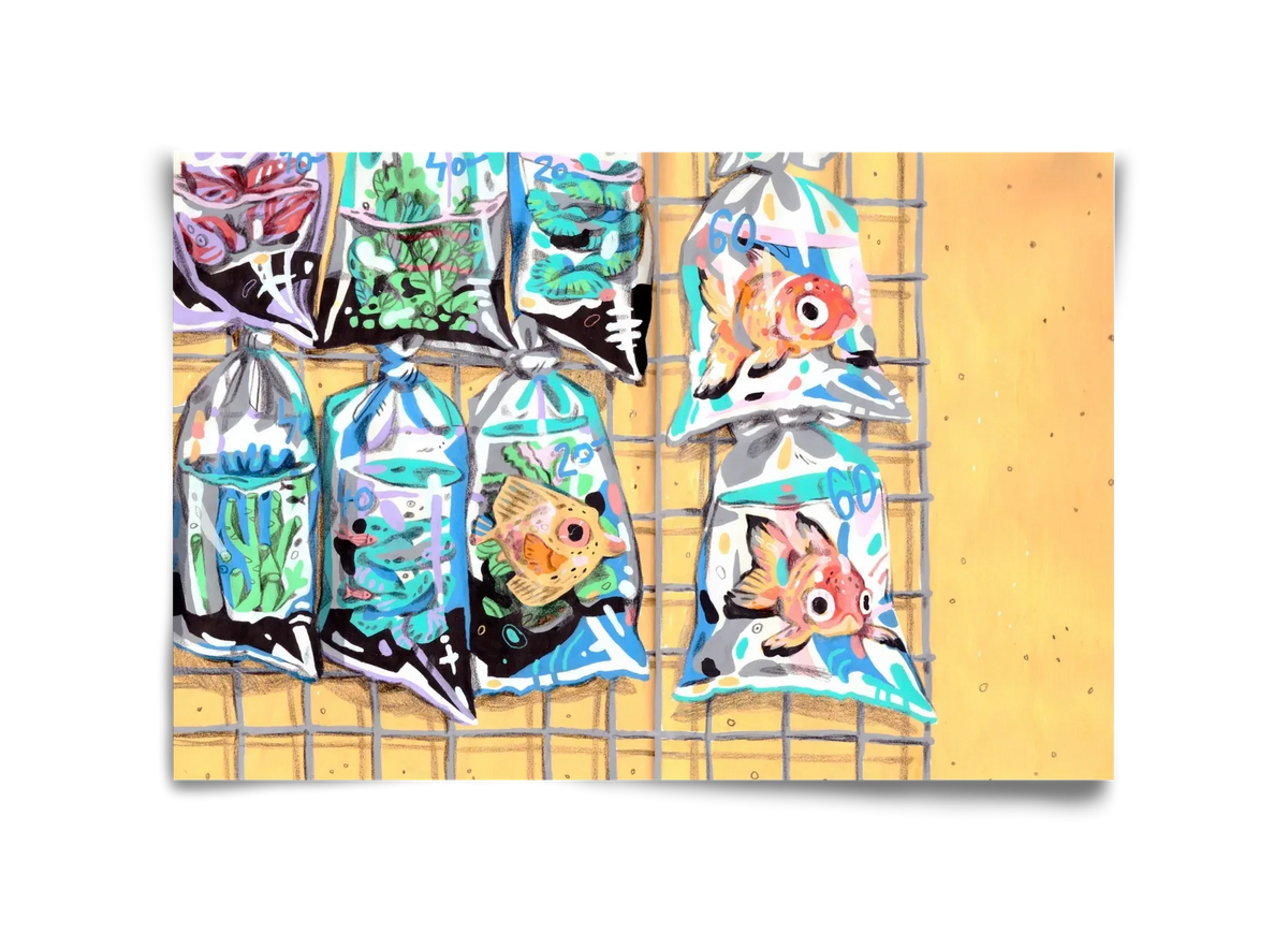 Goldfish market - artbridge