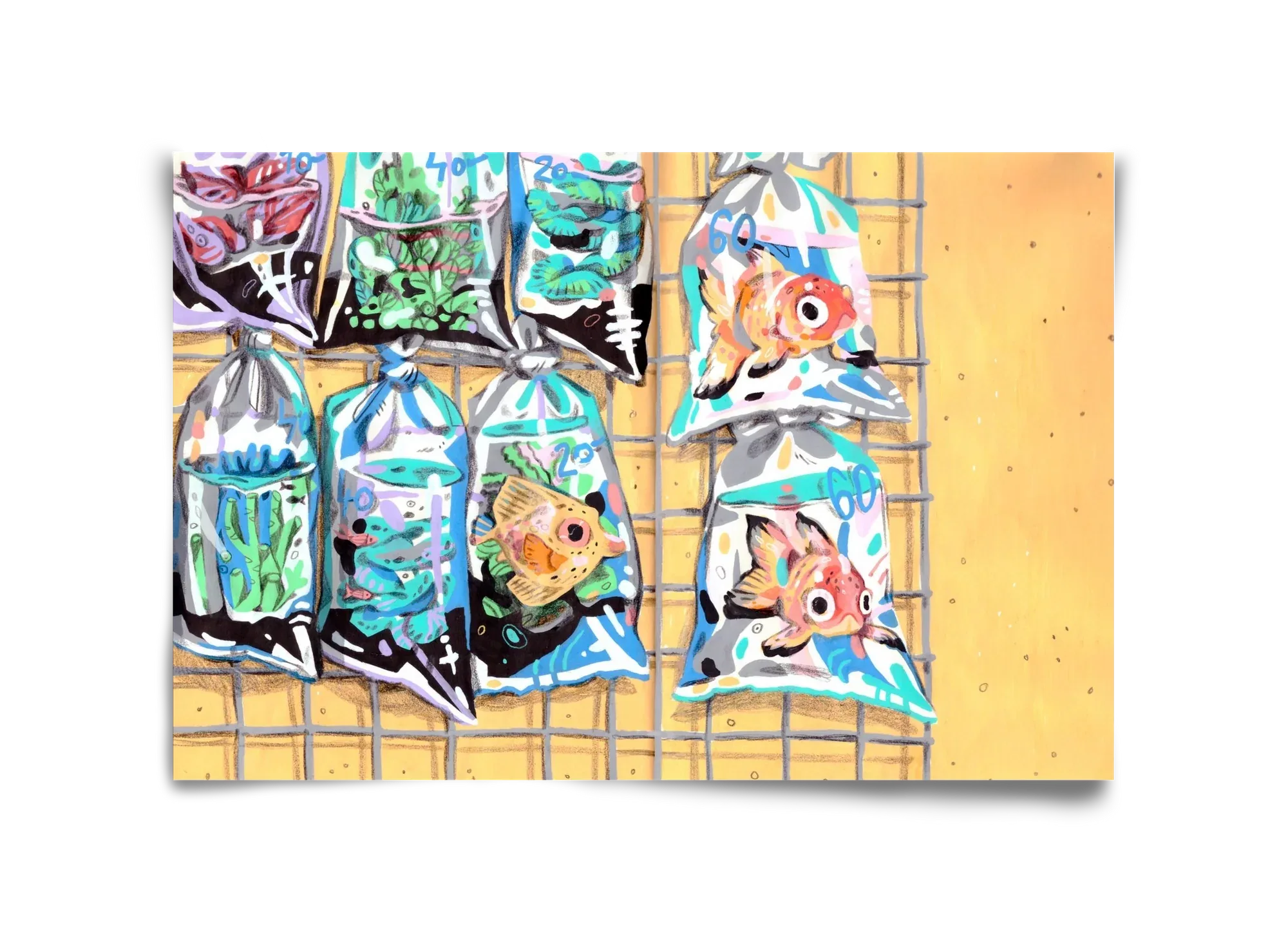 Goldfish market - artbridge