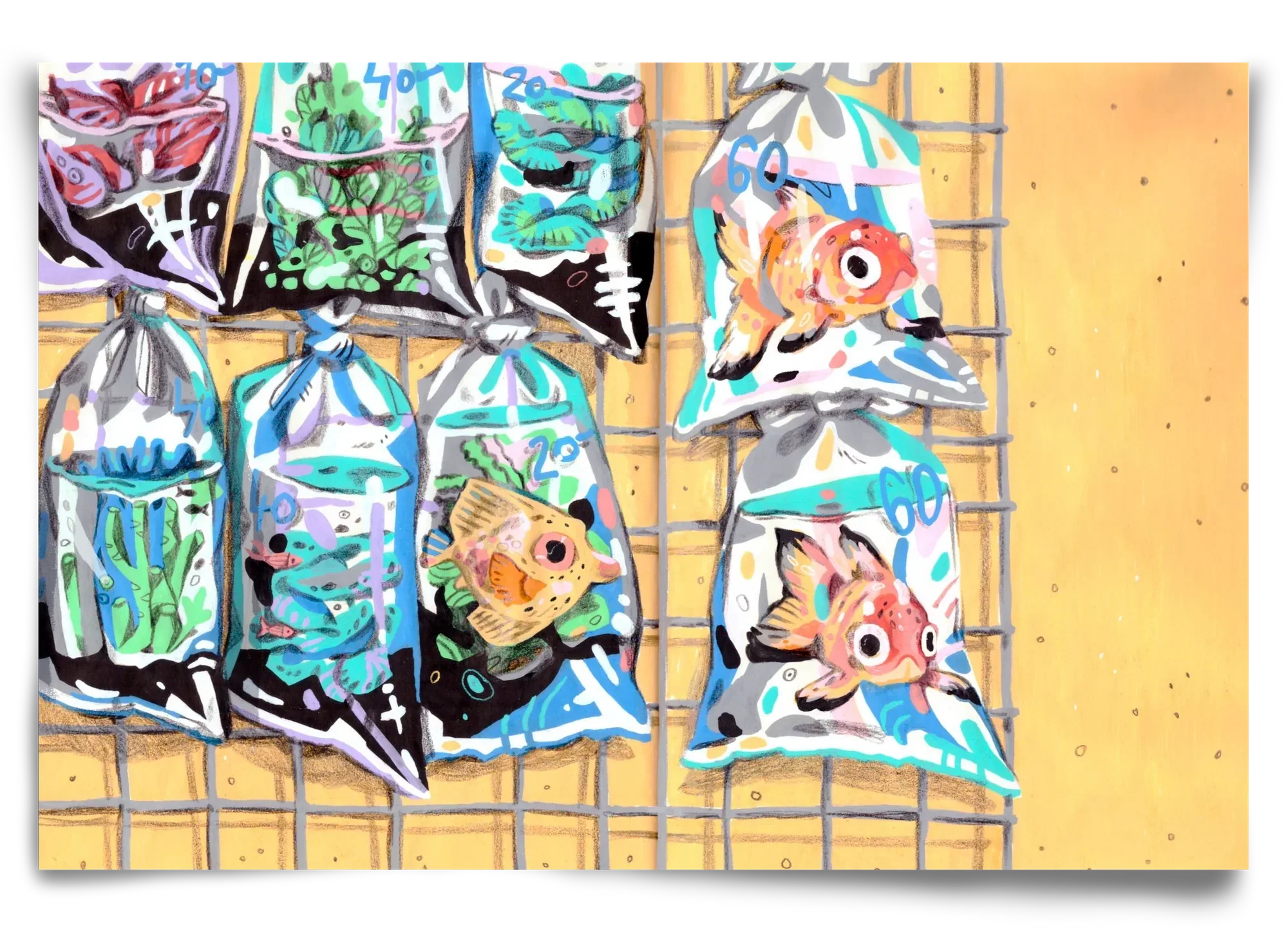 Goldfish market - artbridge