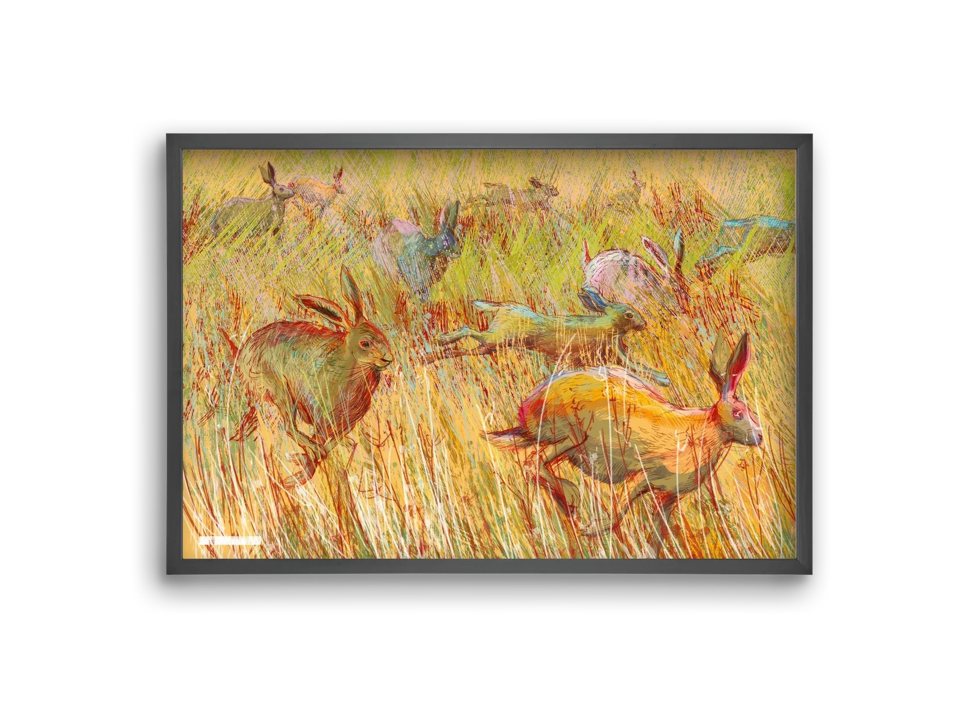 Running of hares - artbridge