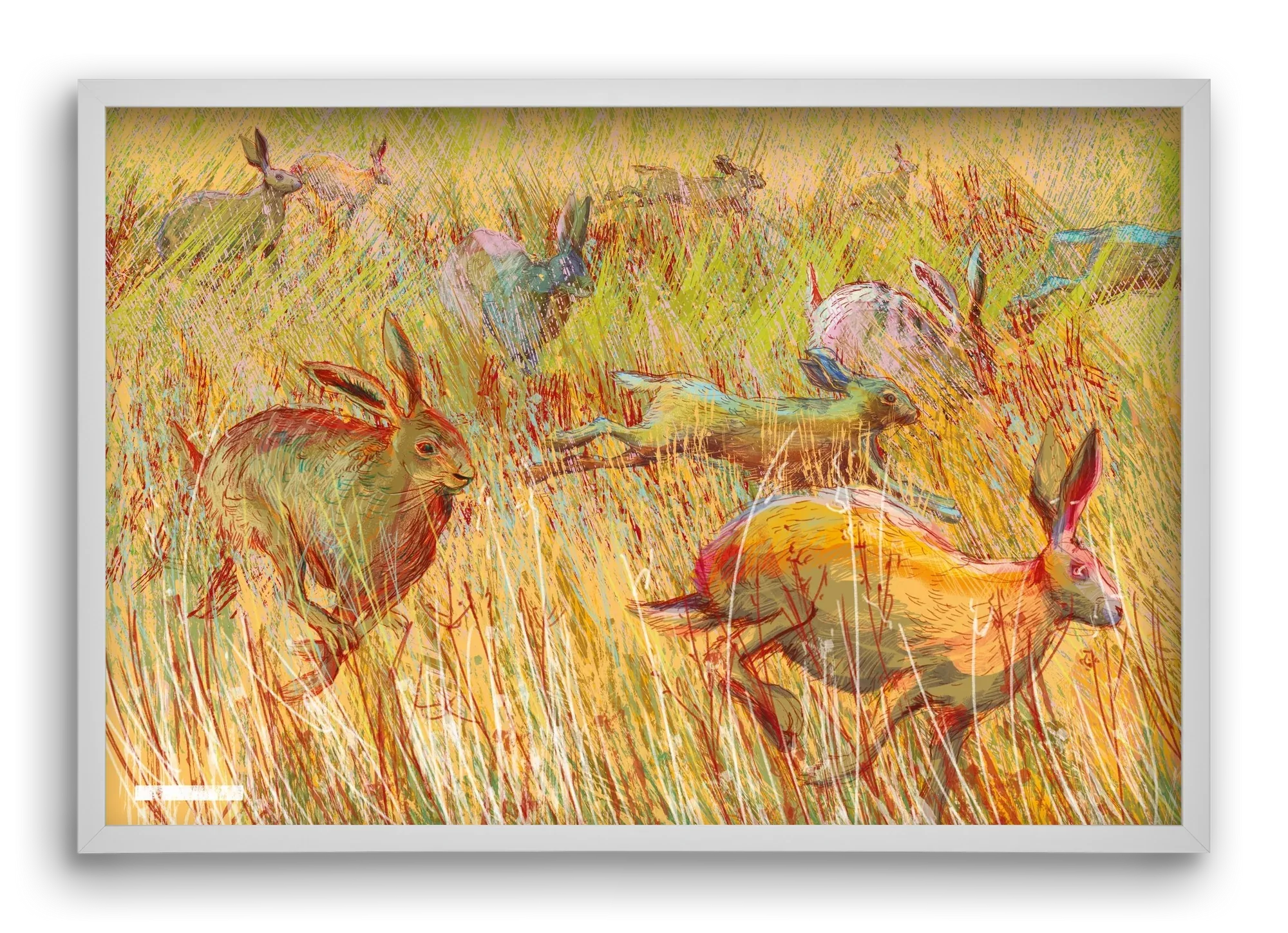 Running of hares - artbridge