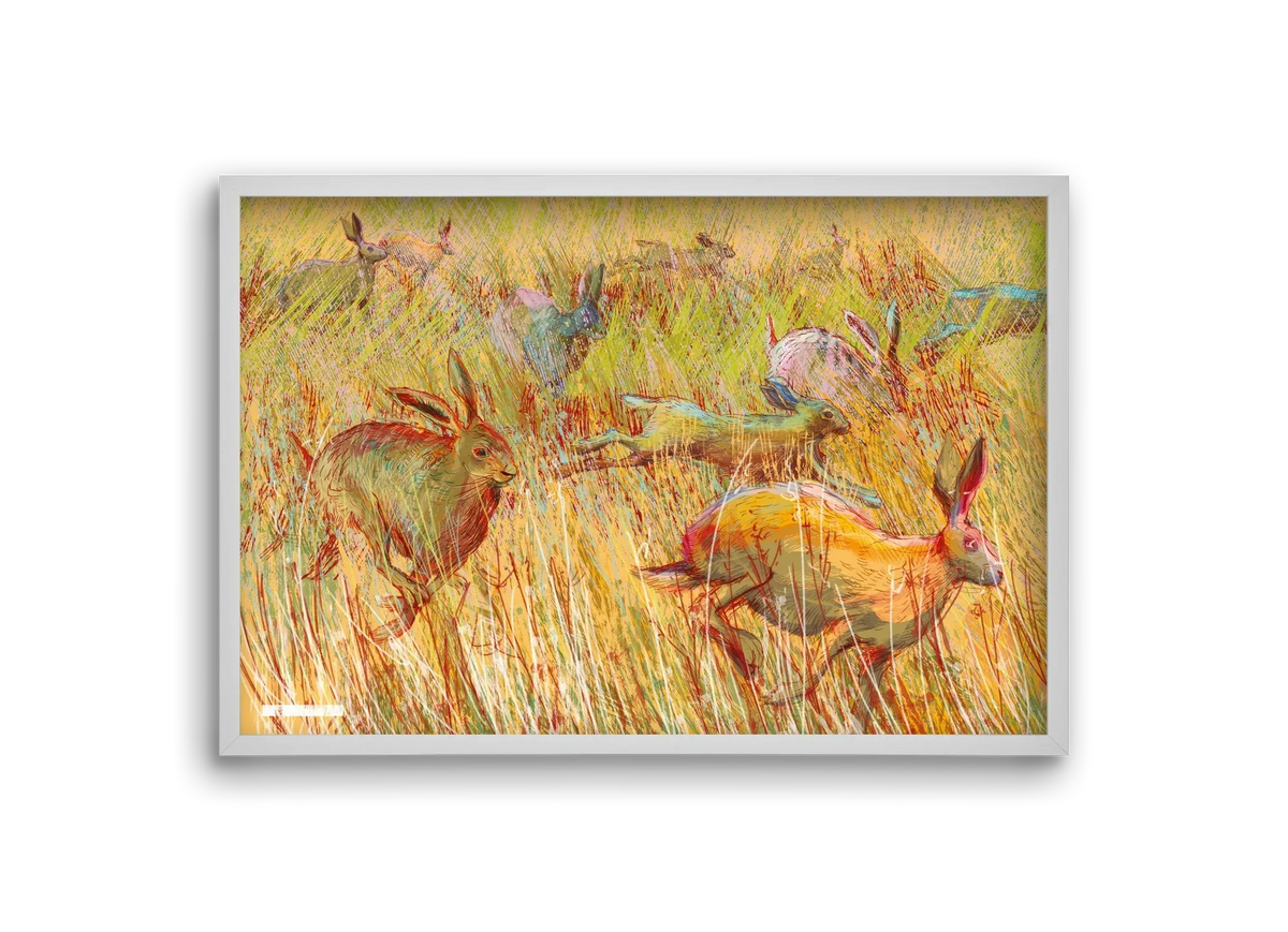 Running of hares - artbridge
