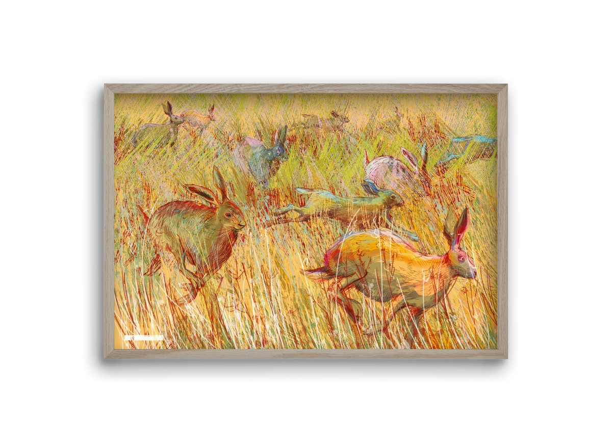 Running of hares - artbridge