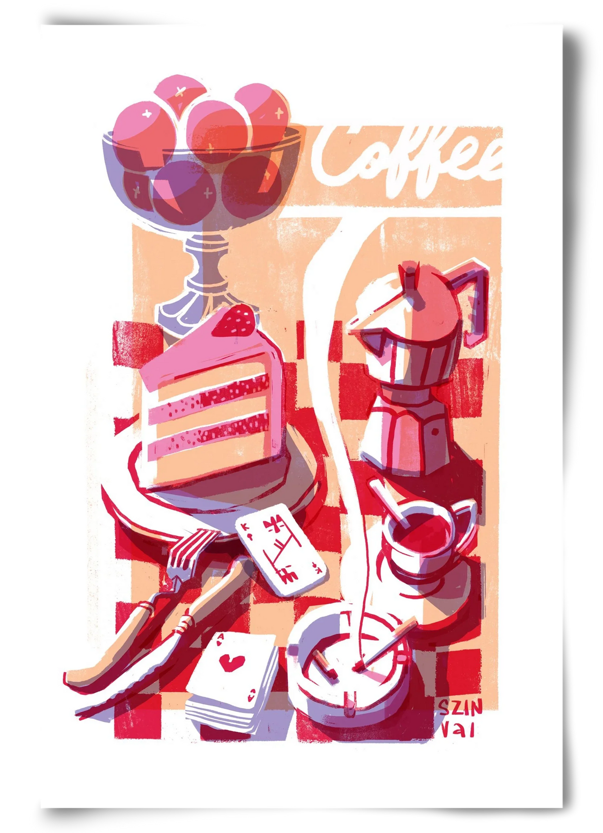 Coffee and cake and cigarettes - artbridge
