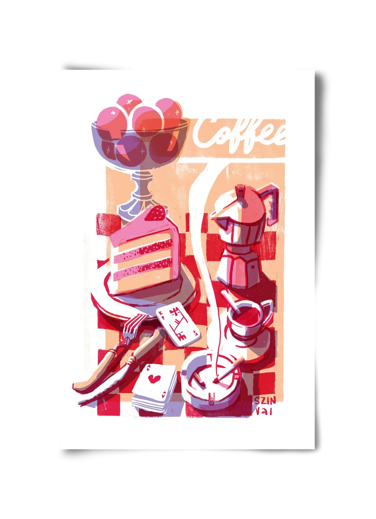 Coffee and cake and cigarettes - artbridge