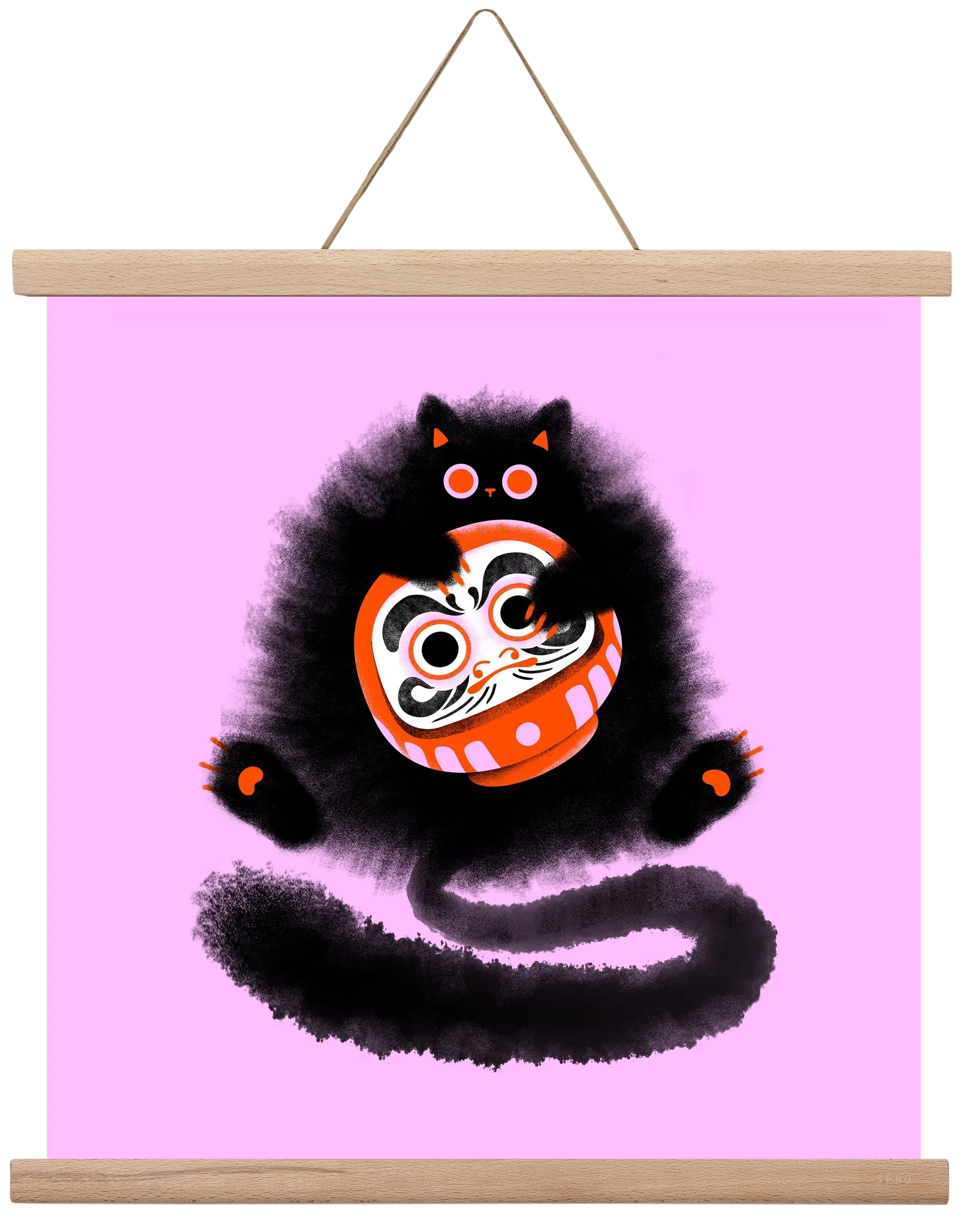 Daruma cat - artbridge