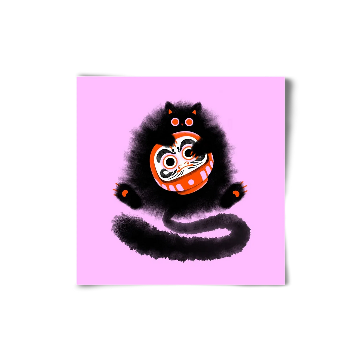 Daruma cat - artbridge