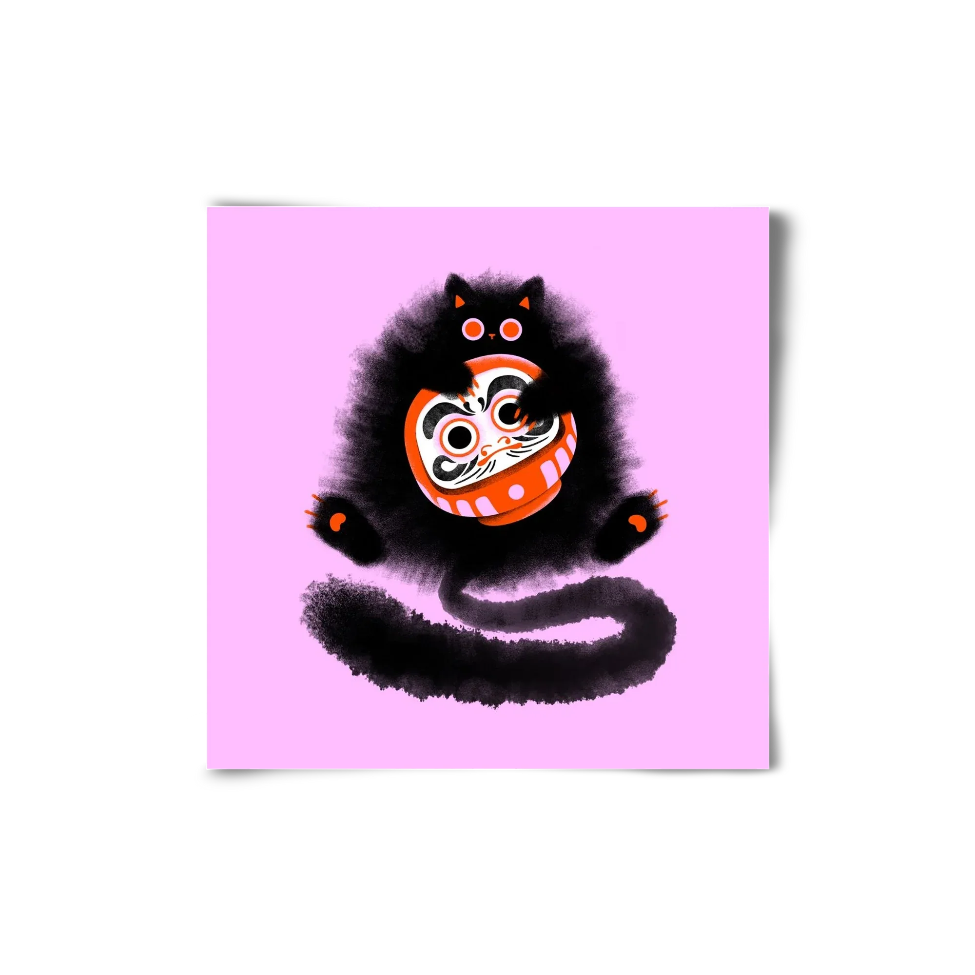 Daruma cat - artbridge